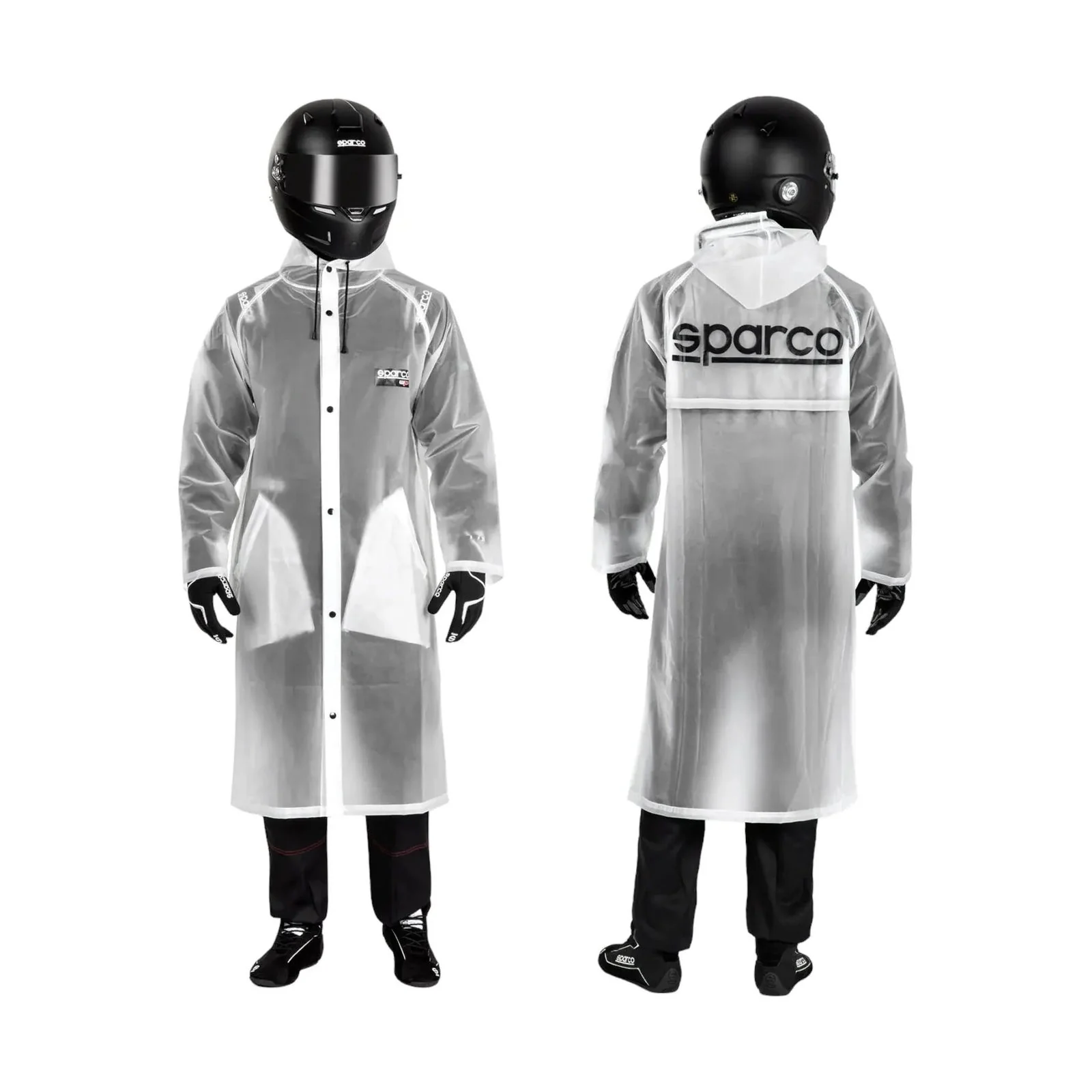 Sparco Raincoat Evo | Protective Rain Suit for Karting & Motorsports - Image 3