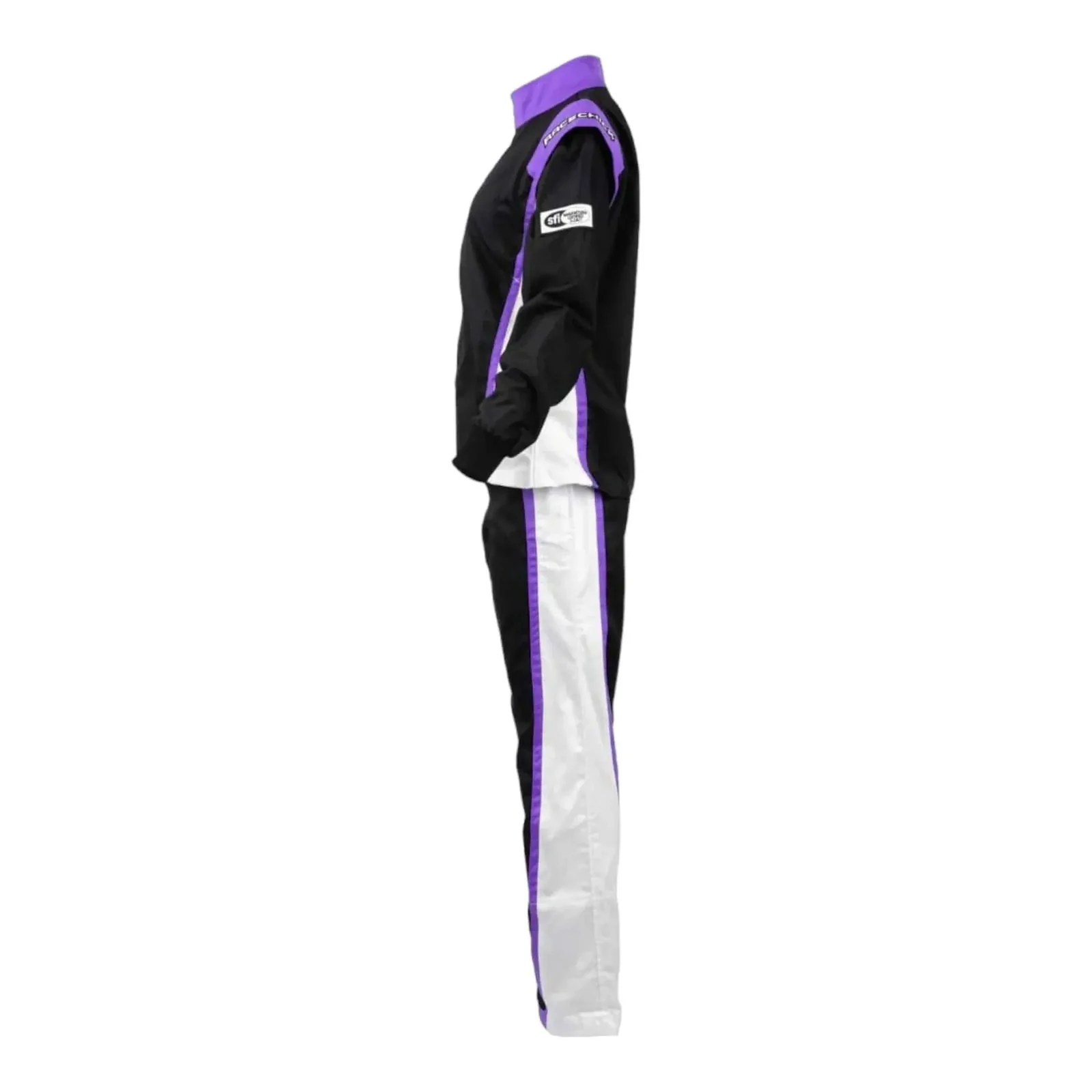 RACECHICK Fierce Women's Racing Suit | SFI 3.2A/1 - Black/Purple - Image 4