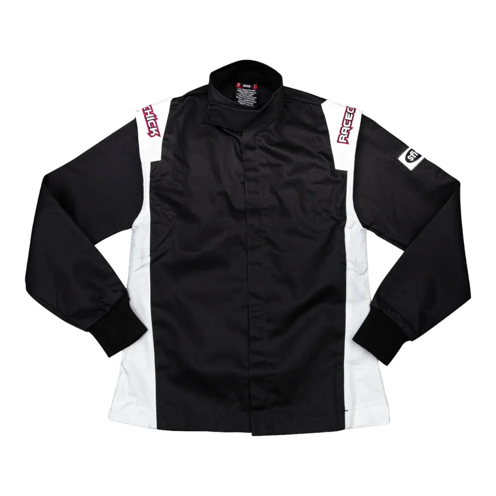 RACECHICK Fierce Women's Racing Suit | SFI 3.2A/1 - Black/White - Image 4