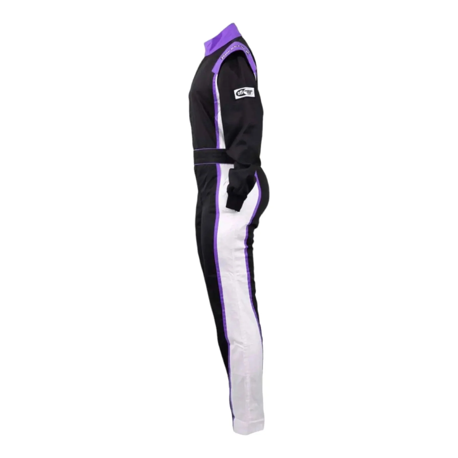 RACECHICK Fierce Women's Racing Suit | SFI 3.2A/1 - Black/Purple - Image 4