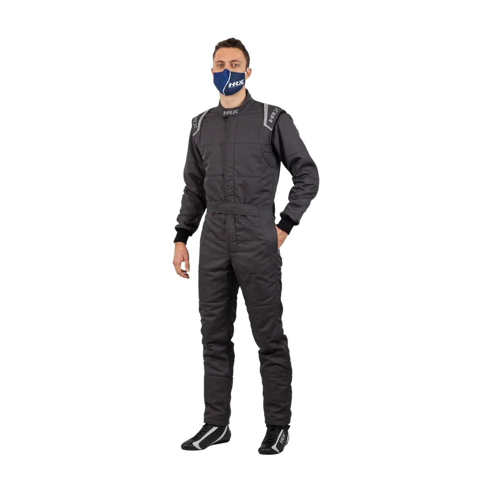 HRX Racer Pro Mechanics Suit | Durable One-Color Workwear - Image 3