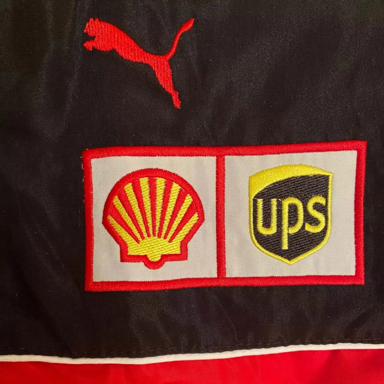 Rare Vintage Style Red and Black Ferrari Racing | Bomber Jacket - Image 3