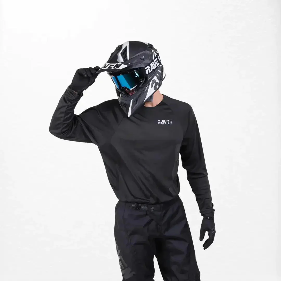 Raven Rival MX Jersey Black - Image 3