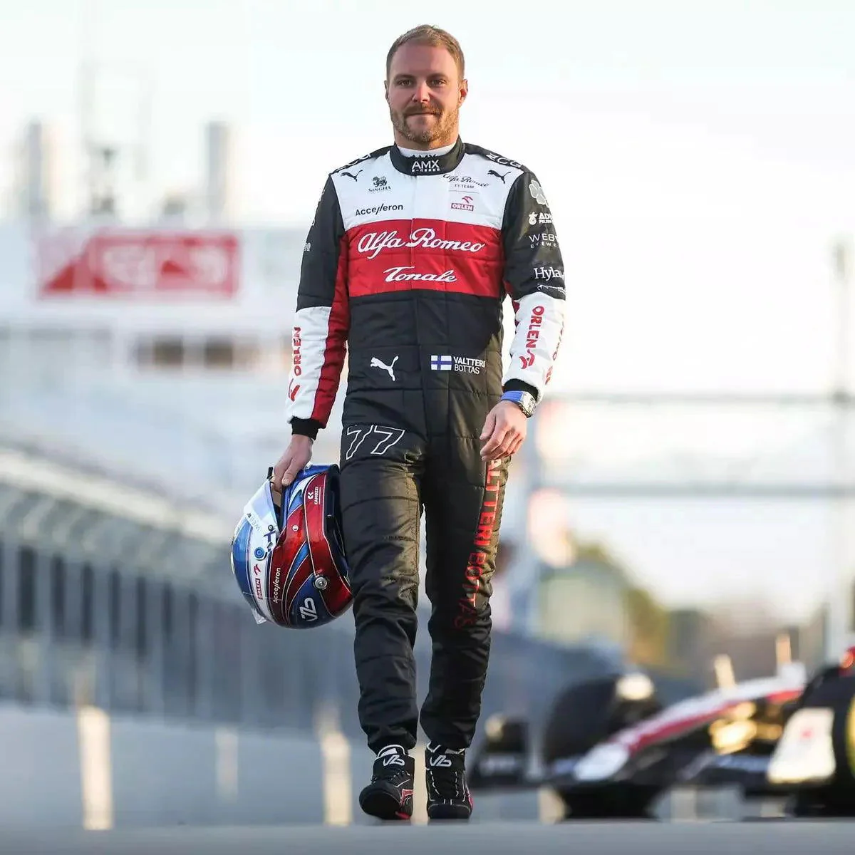 Sauber Alfa Romeo Valtteri Bottas 2022 F1 Boots - Team ORLEN - Image 7
