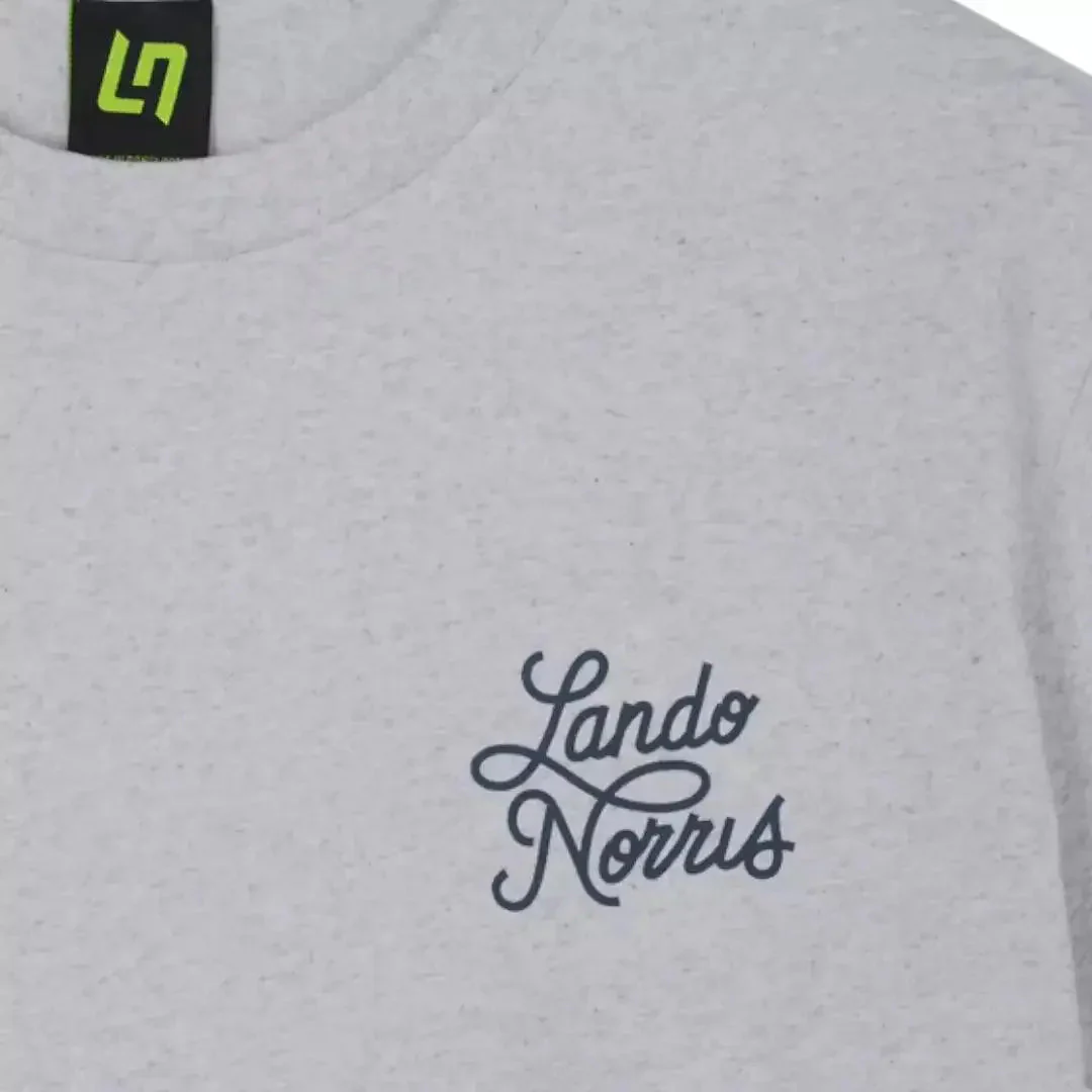 SCRIPT WHITE HEATHER SHORT SLEEVE TEE - Image 3