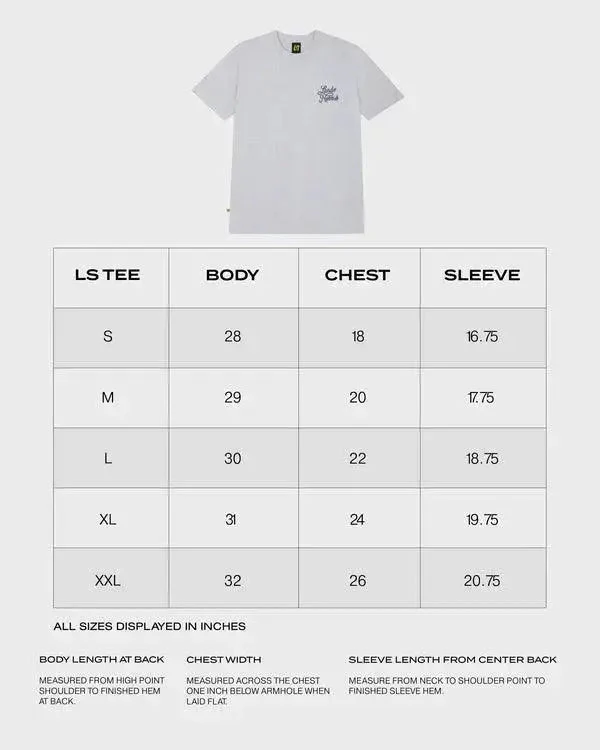SCRIPT WHITE HEATHER SHORT SLEEVE TEE - Image 5