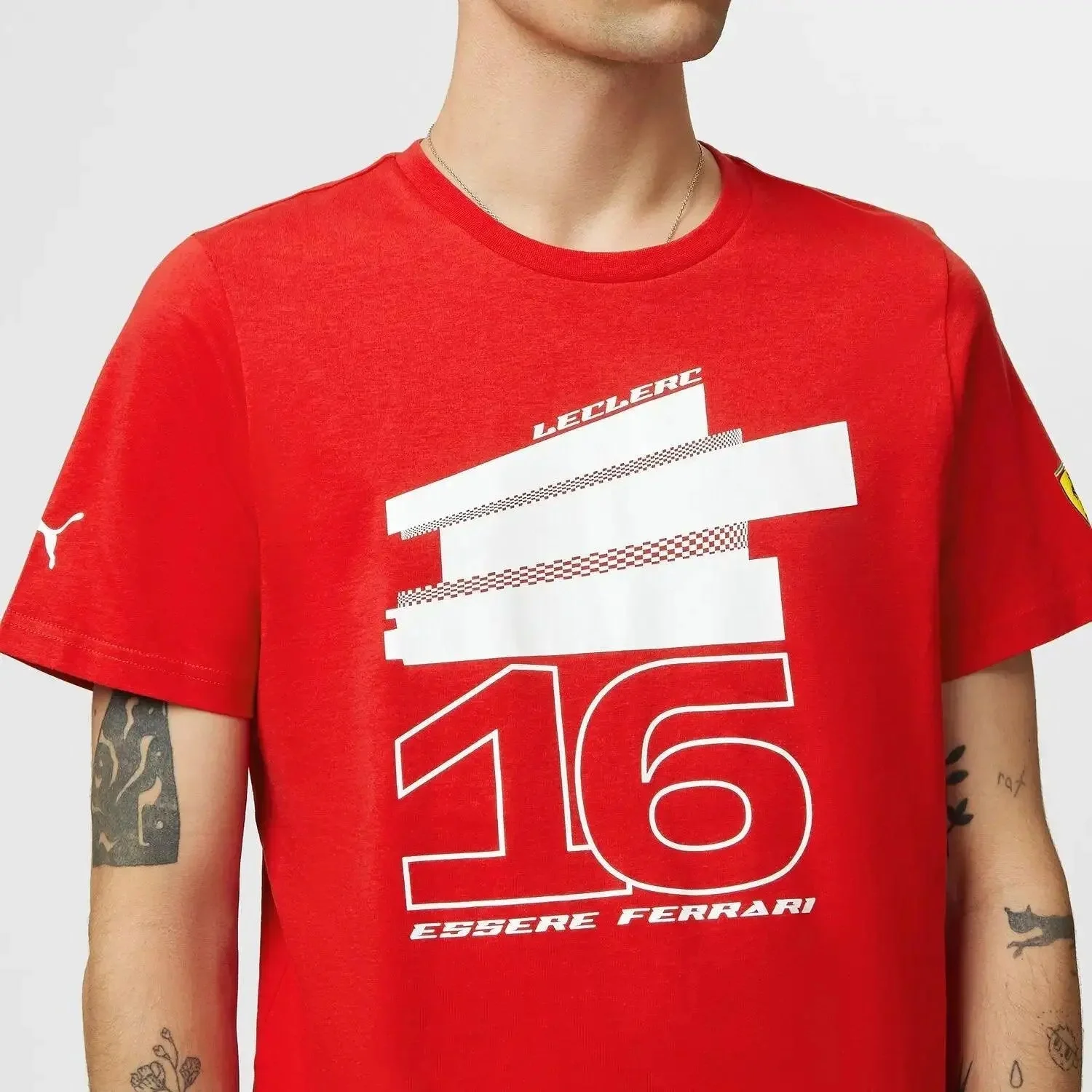 Scuderia Ferrari 2023 Leclerc T-Shirt - Image 3