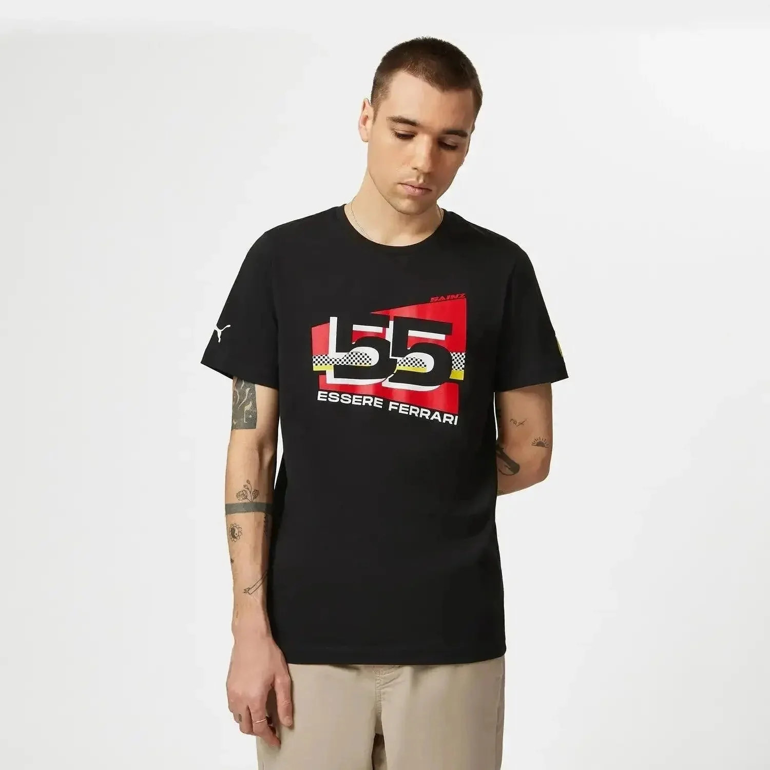 Scuderia Ferrari 2023 Sainz Graphic T-Shirt - Image 3