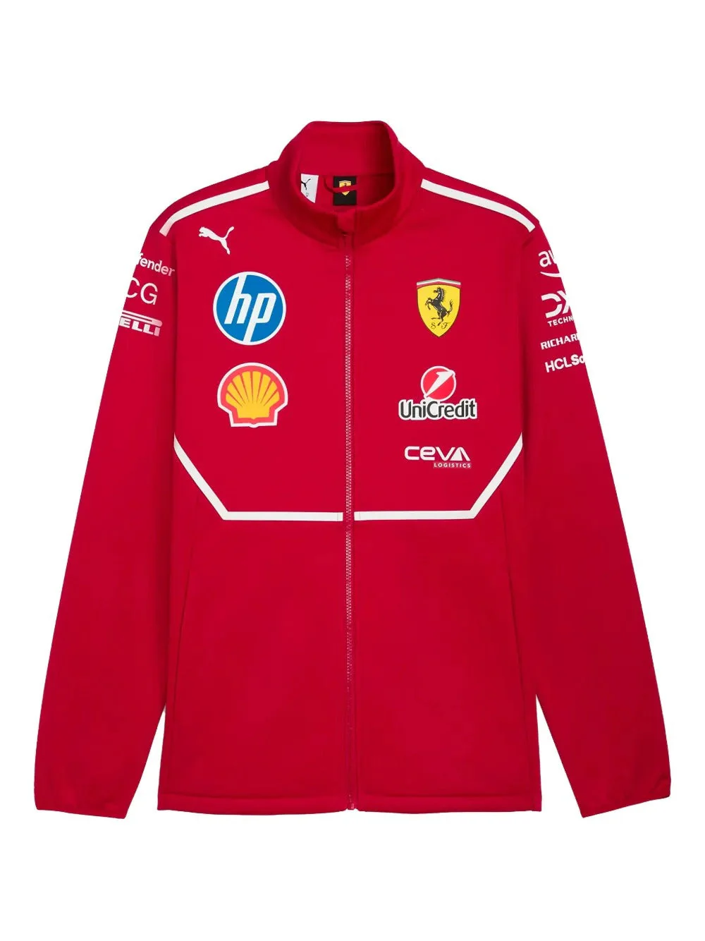 2025 Scuderia Ferrari F1 Team Softshell zip jacket