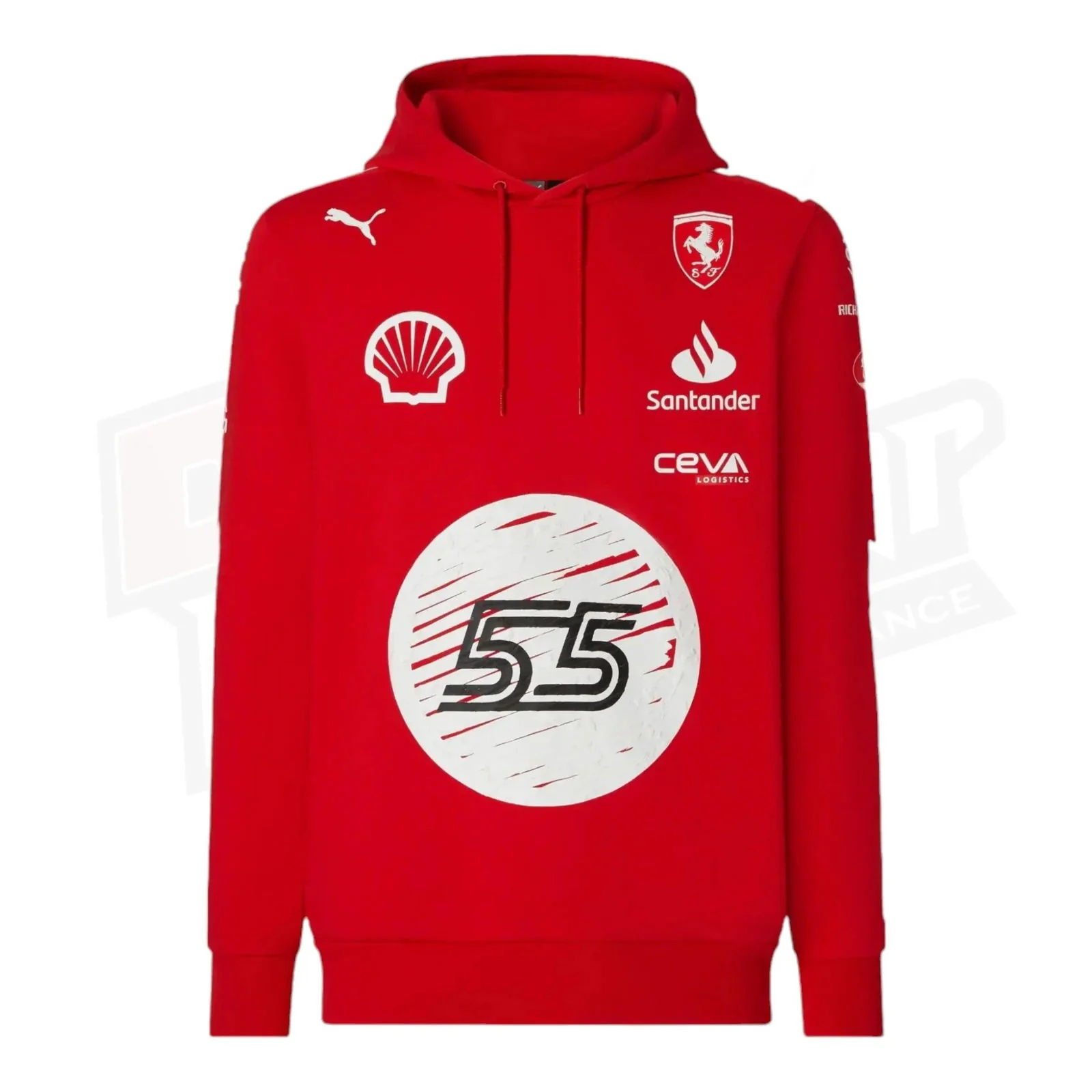 Scuderia Ferrari Carlos Sainz Puma hooded sweatshirt - Joshua Vides