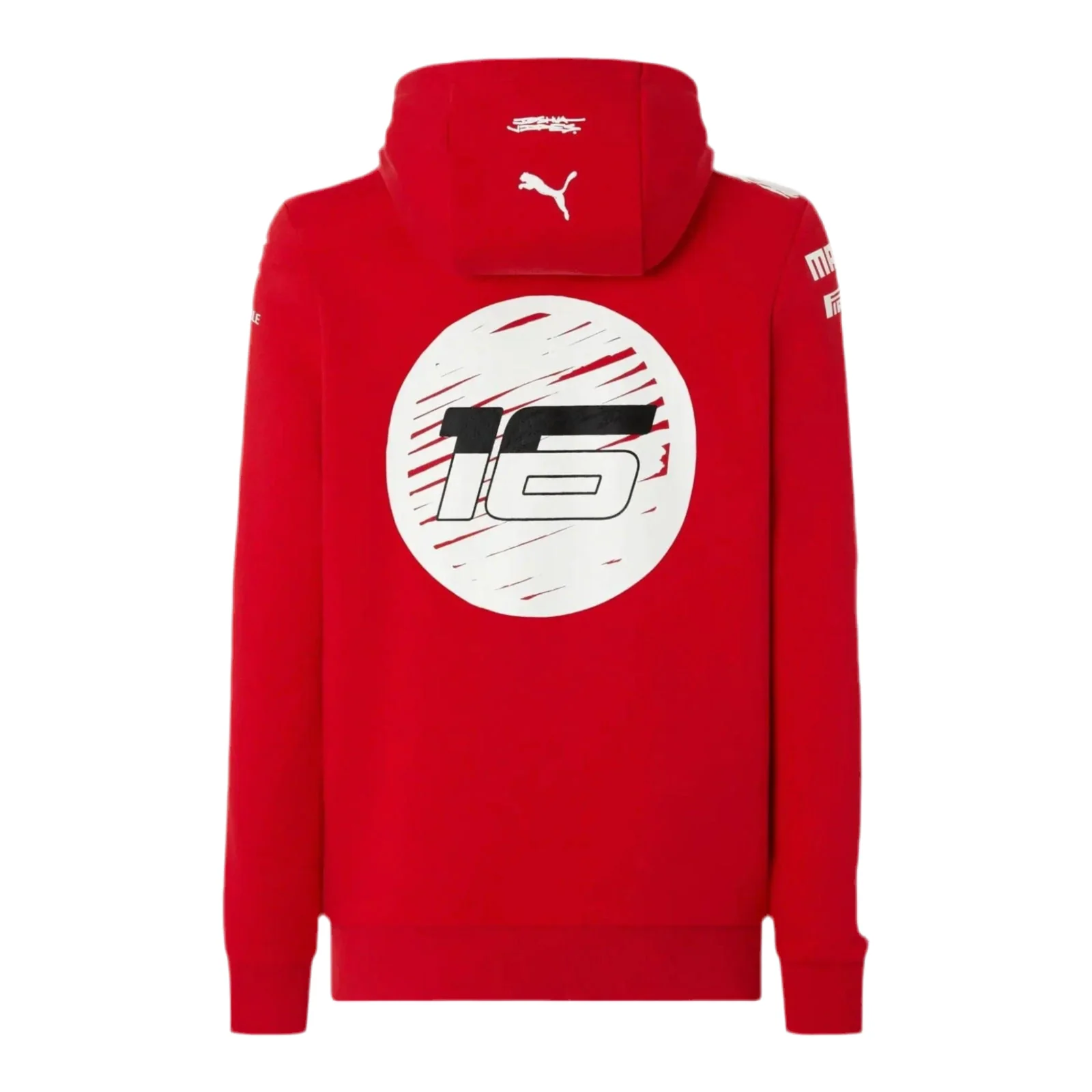 Scuderia Ferrari Charles Leclerc Puma hooded sweatshirt - Joshua Vides - Image 2