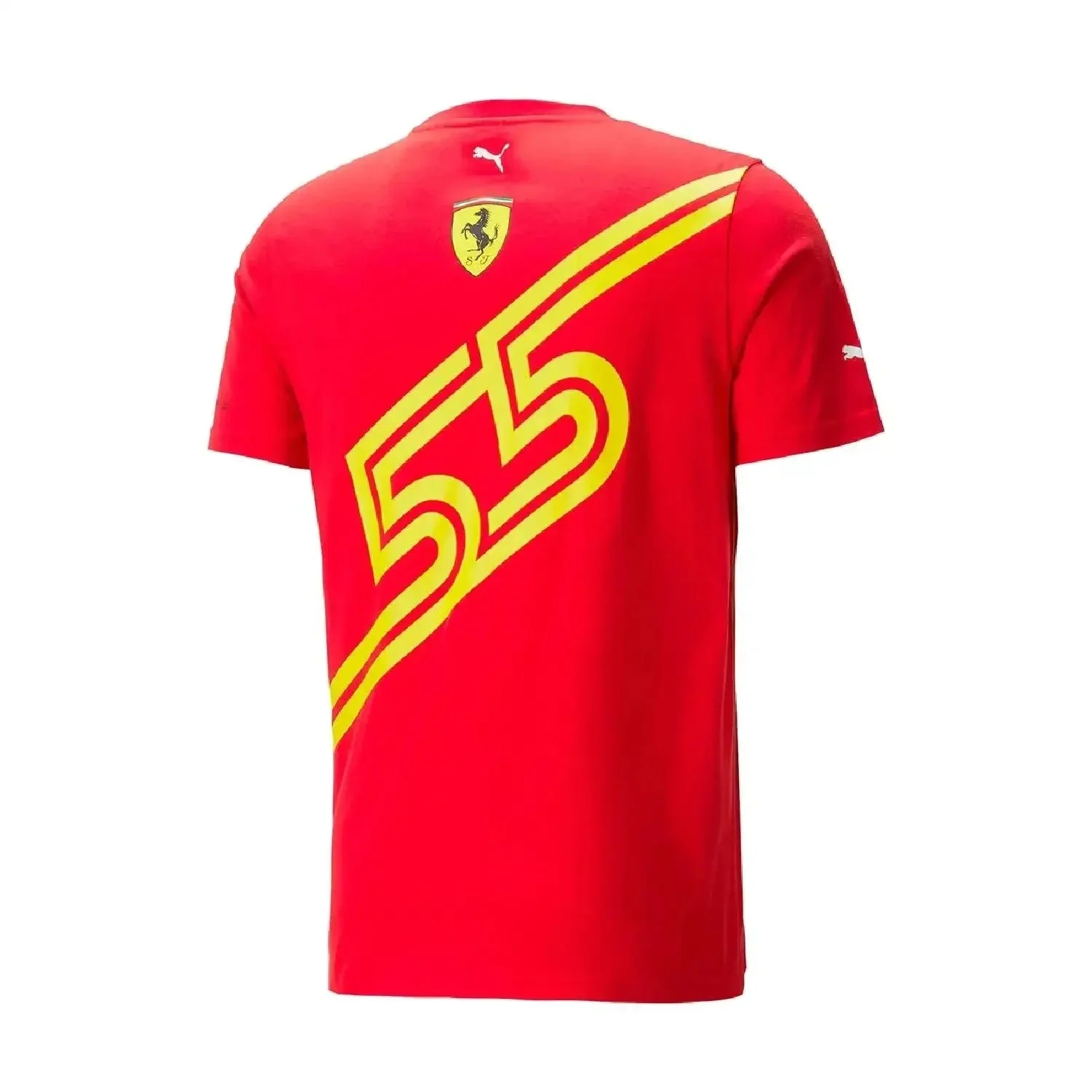Scuderia Ferrari Sainz 2023 Spanish GP T-Shirt - Image 2