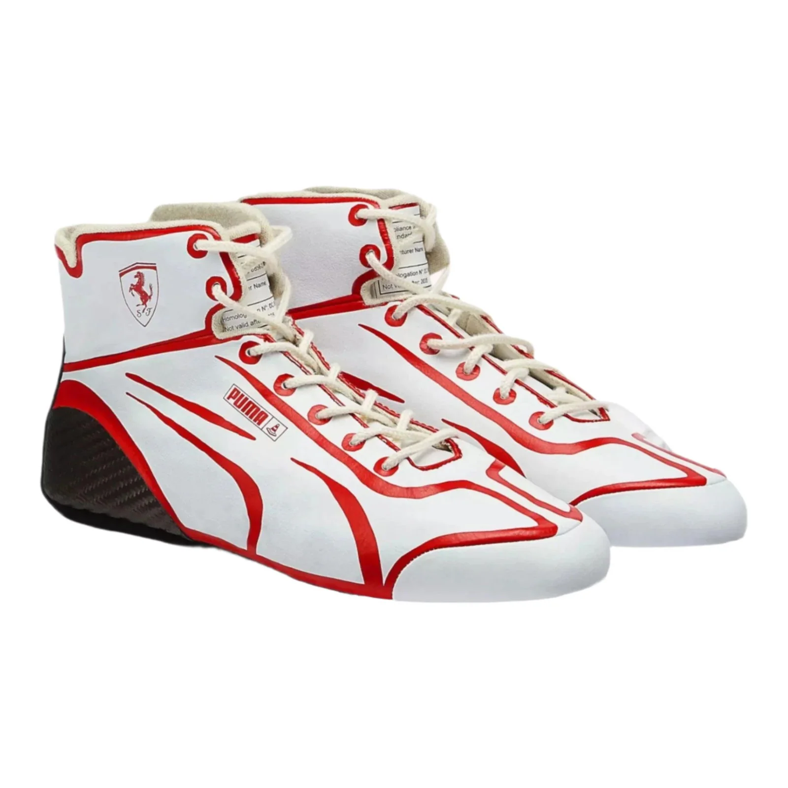 Scuderia Ferrari Speedcat Pro Trainers Boots - Joshua Vides Edition | Official F1 Merchandise Replica - Image 3