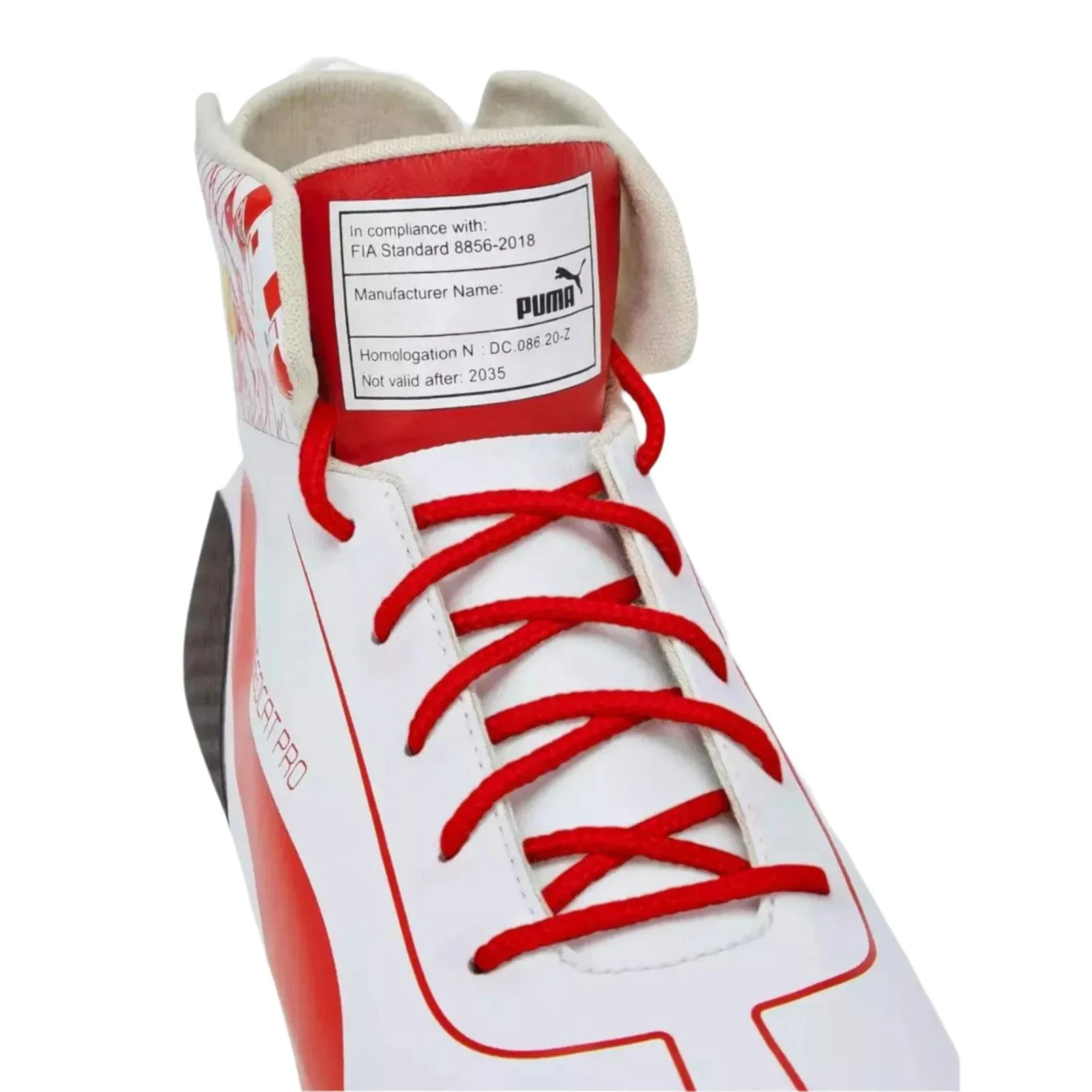 Scuderia Ferrari Speedcat Pro Trainers Boots - Joshua Vides Edition | Official F1 Merchandise Replica - Image 5