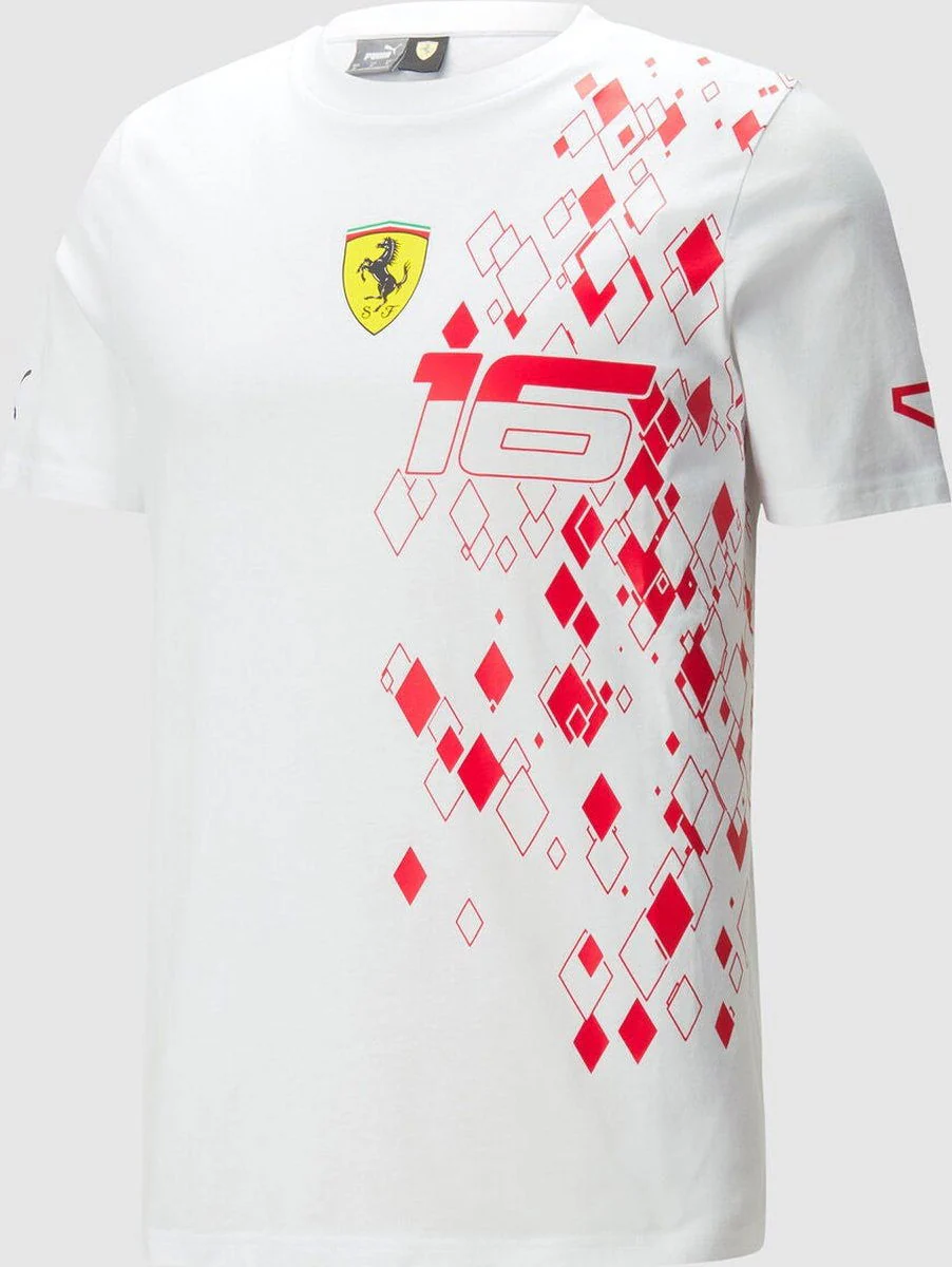 Scuderia Ferrari Team Charles Leclerc T-shirt - Monaco Special Edition - Image 3