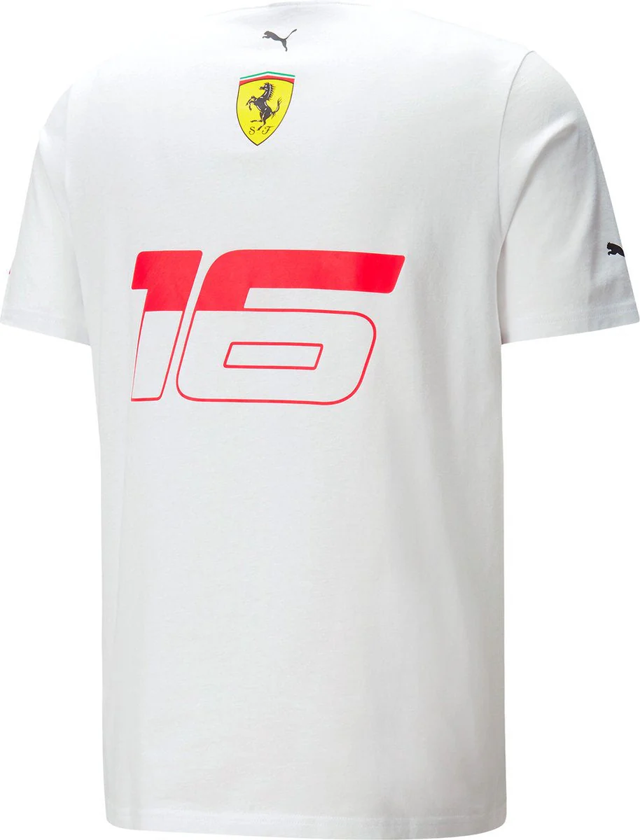 Scuderia Ferrari Team Charles Leclerc T-shirt - Monaco Special Edition - Image 4