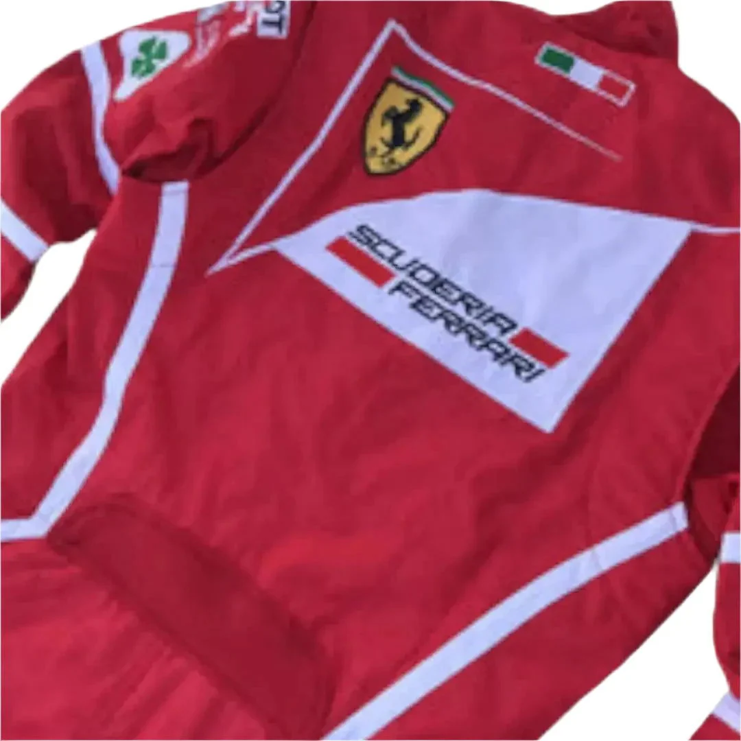 Sebastian Vettel 2017 Replica Racing Suit - Image 4