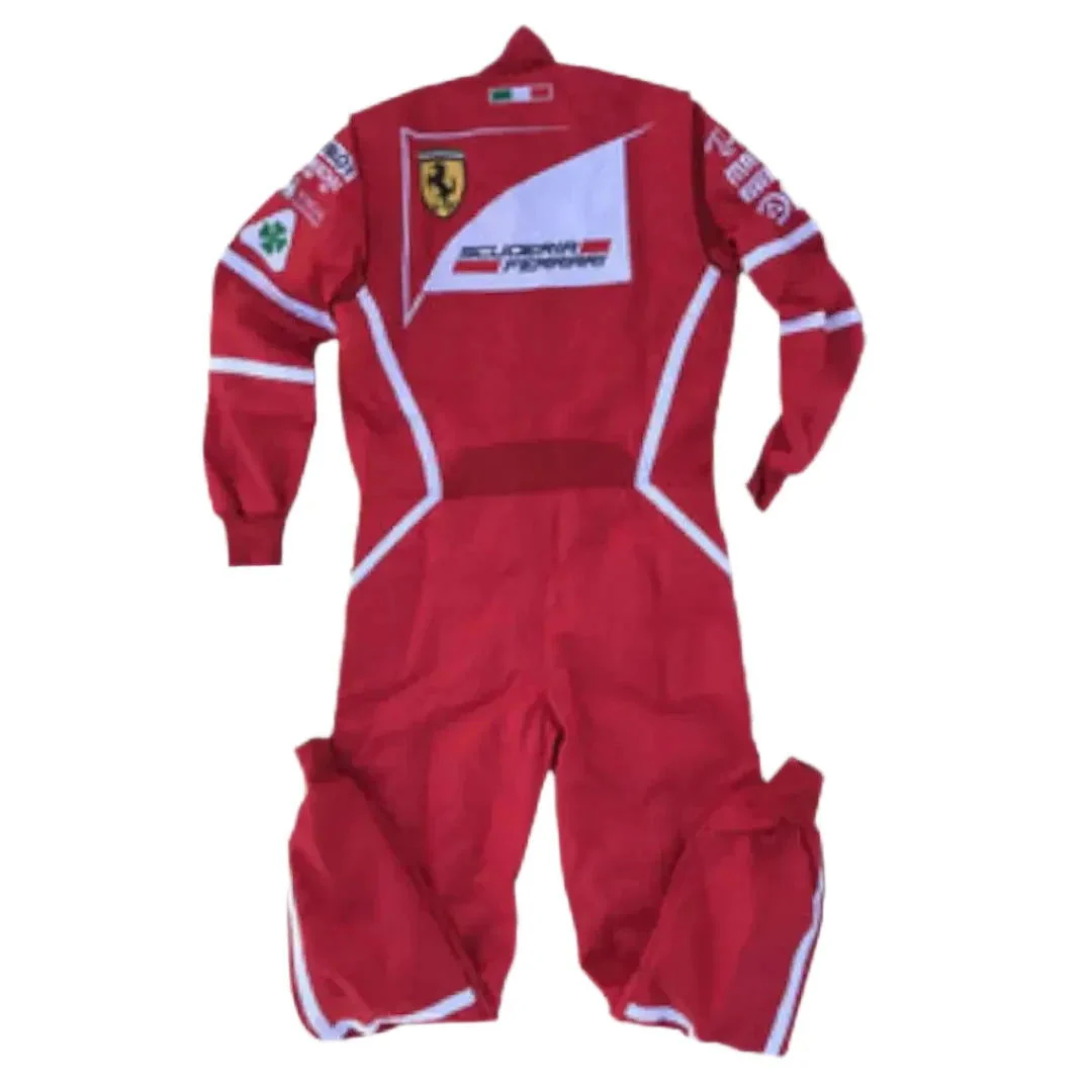 Sebastian Vettel 2017 Replica Racing Suit - Image 5