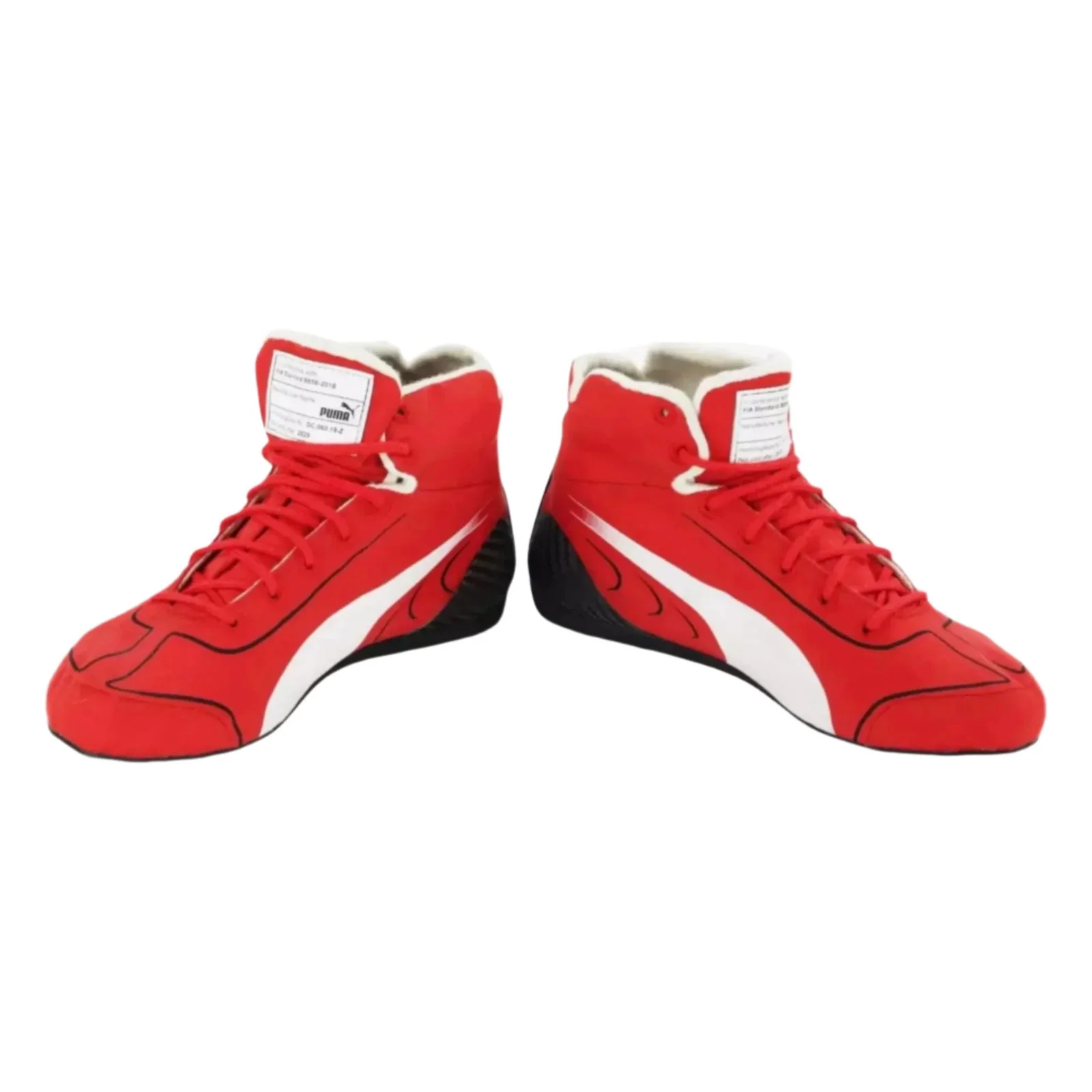 2020 Sebastian Vettel Ferrari F1 Race Boots - Image 4