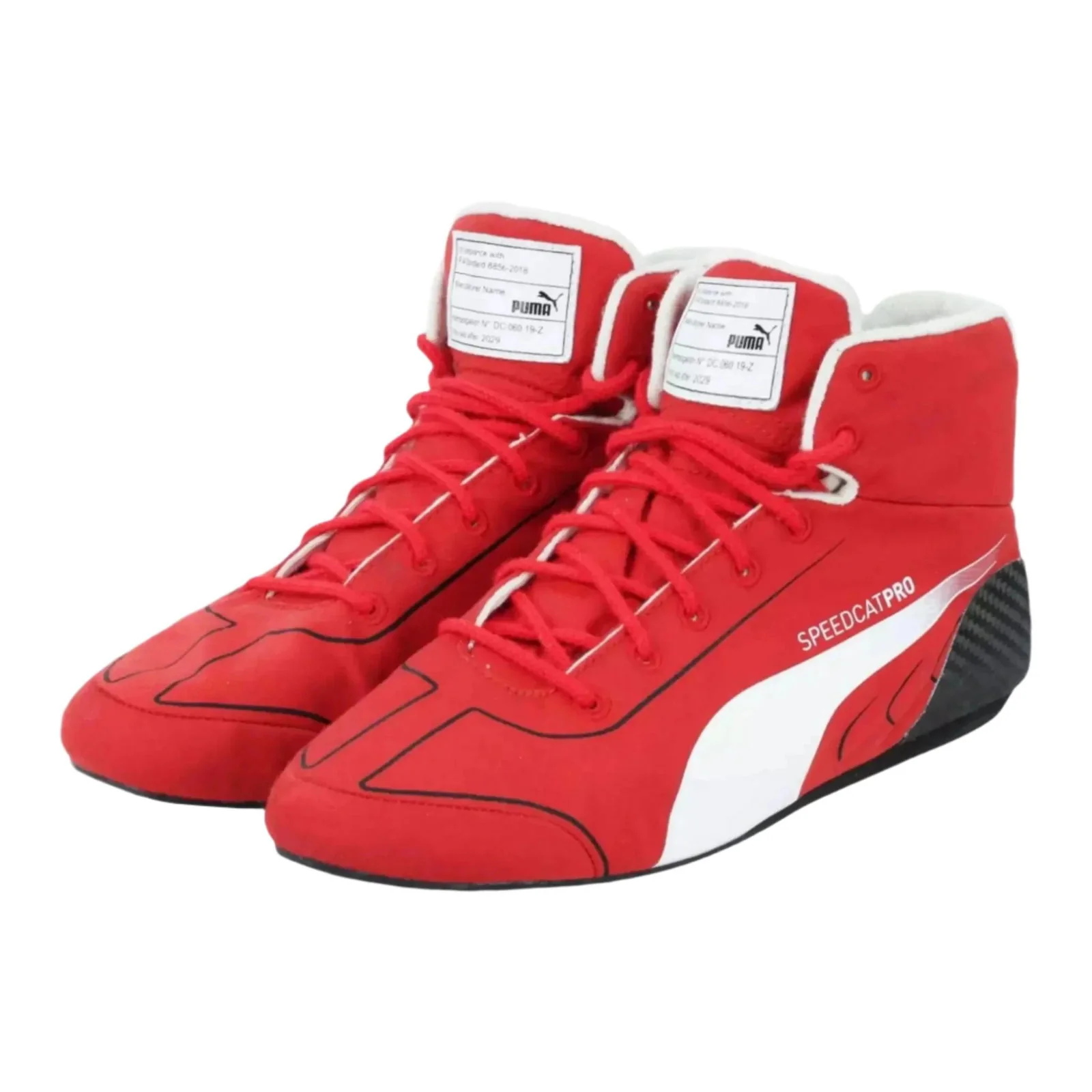 2020 Sebastian Vettel Ferrari F1 Race Boots - Image 5
