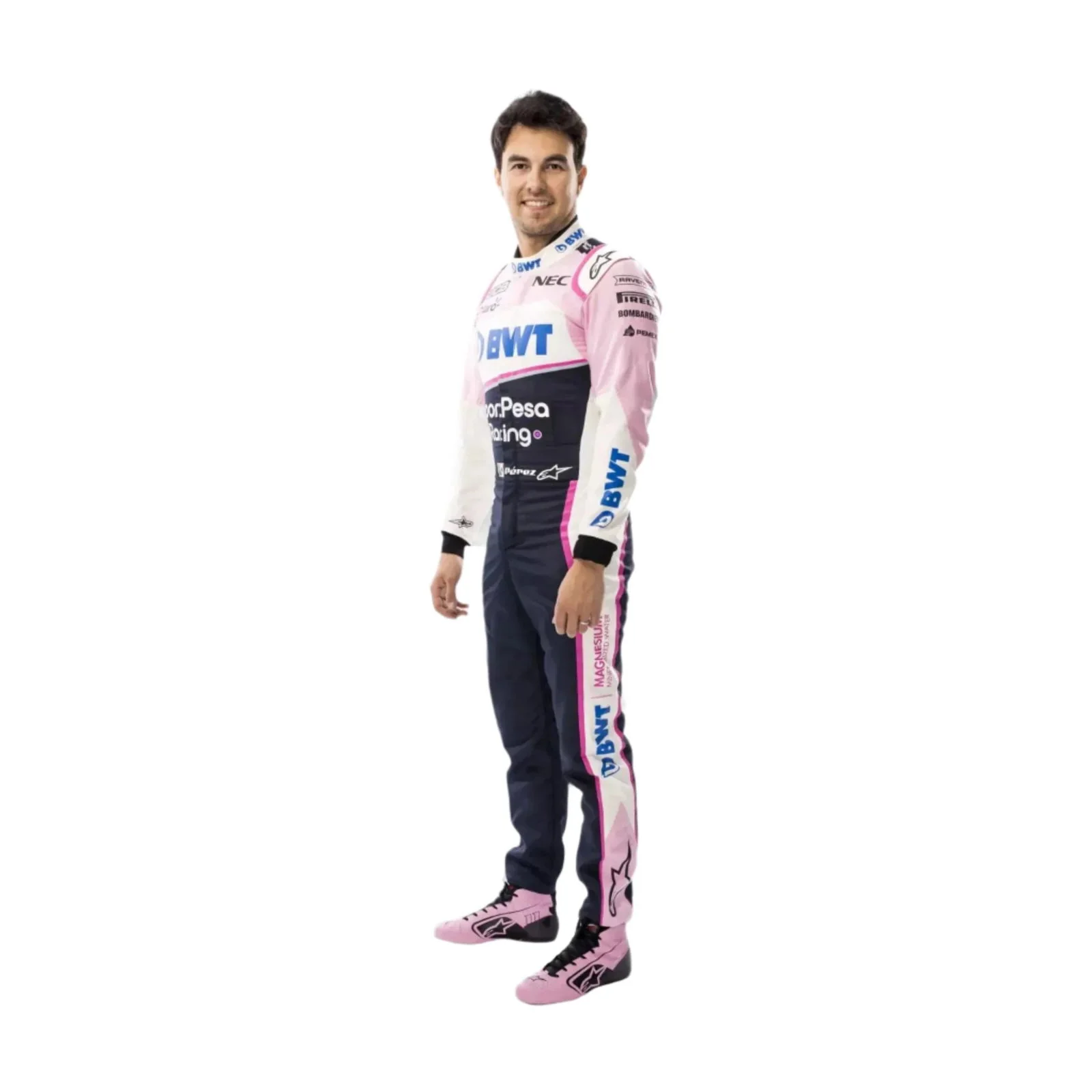 Sergio Pérez 2019 Racing Point F1 Team Race Suit - Image 2