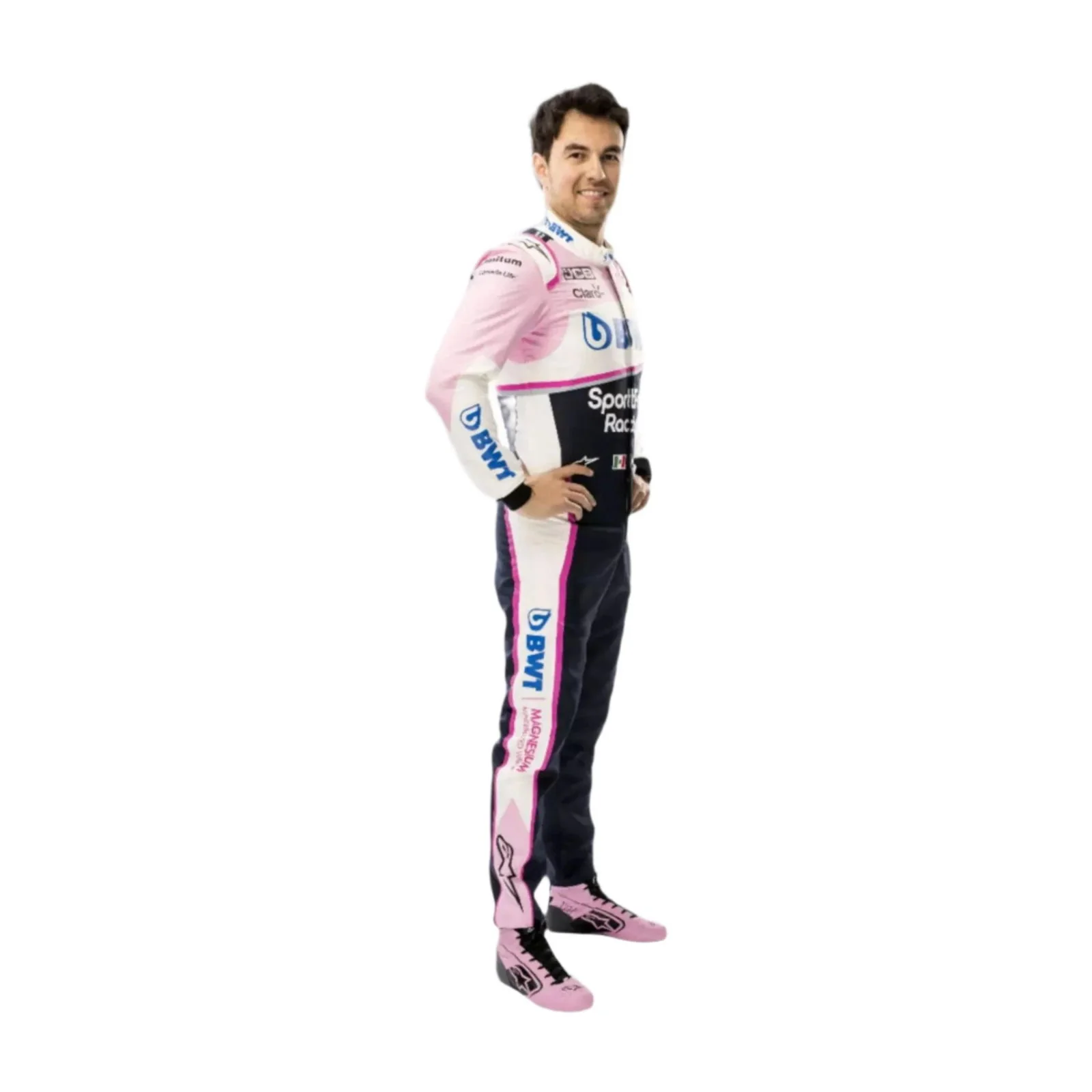 Sergio Pérez 2019 Racing Point F1 Team Race Suit - Image 3