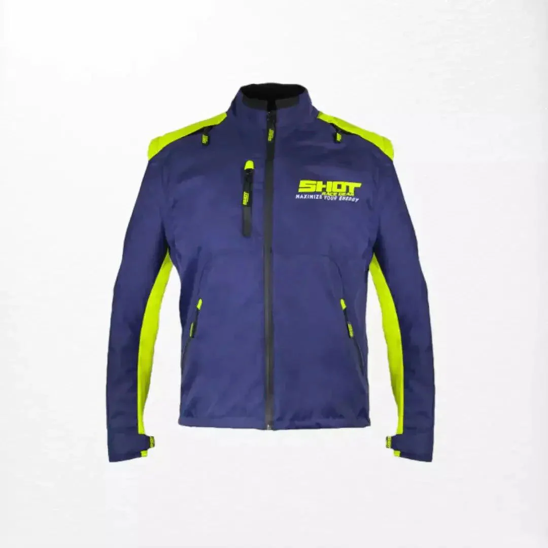 Shot Contact Enduro Jacket Blue-Neon Yellow