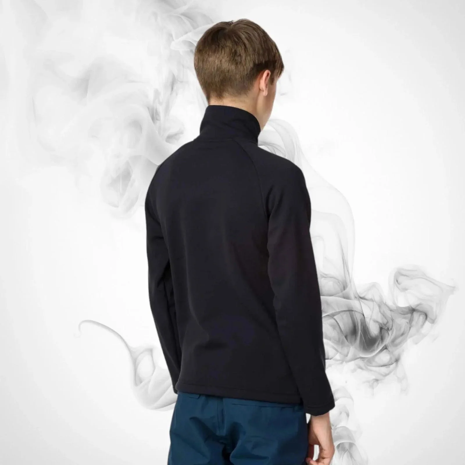 Ski Hoodie ROSSIGNOL Boy Fz Clim Black - 2020/21 - Image 3