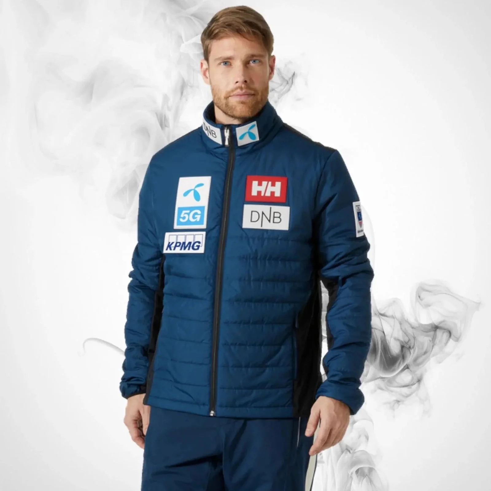 Ski Insulation Jacket Helly Hansen World Cup Insulator Jacket Ocean NSF - 2023/24 - Image 3