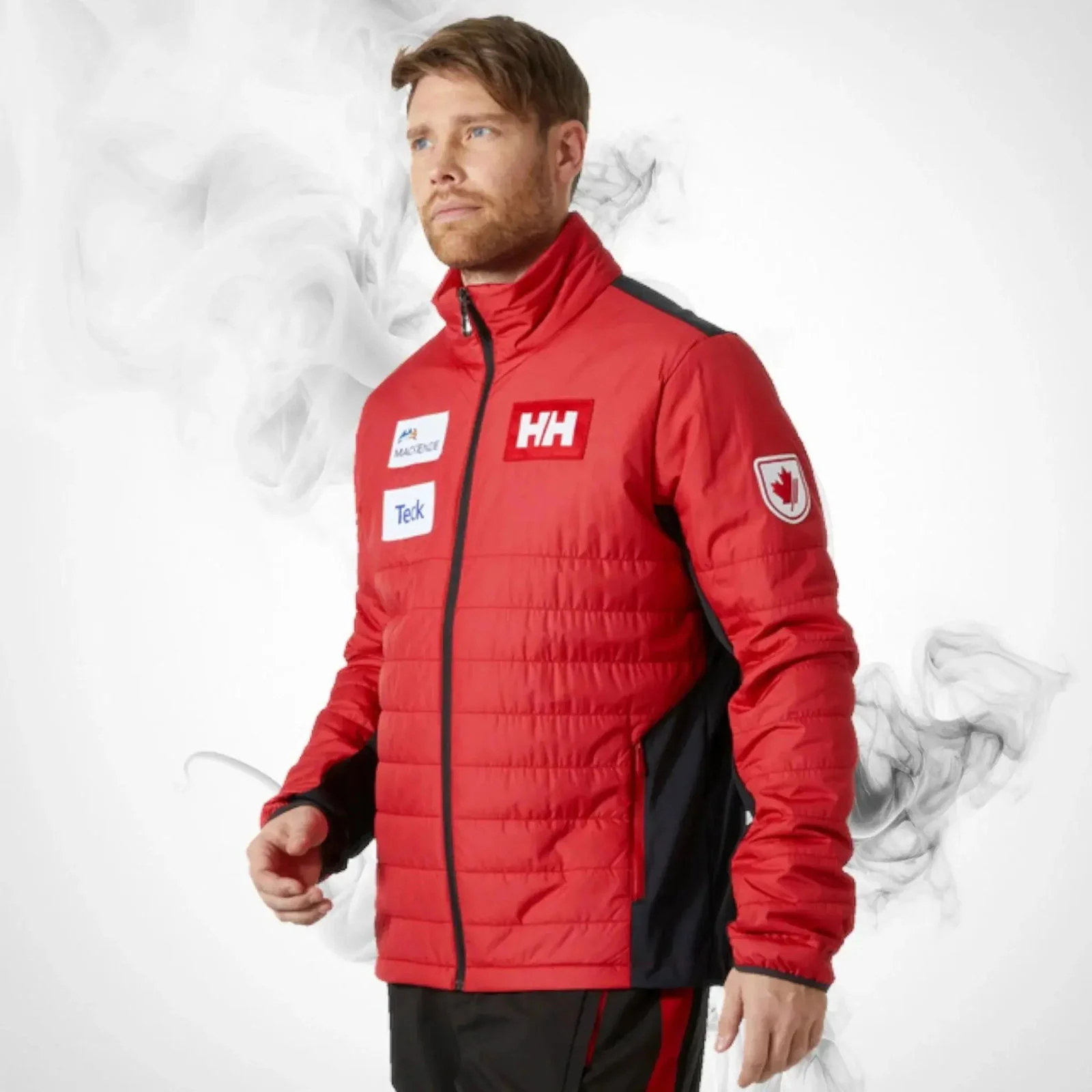 Ski Insulation Jacket Helly Hansen World Cup Insulator Jacket Red - 2023/24 - Image 3