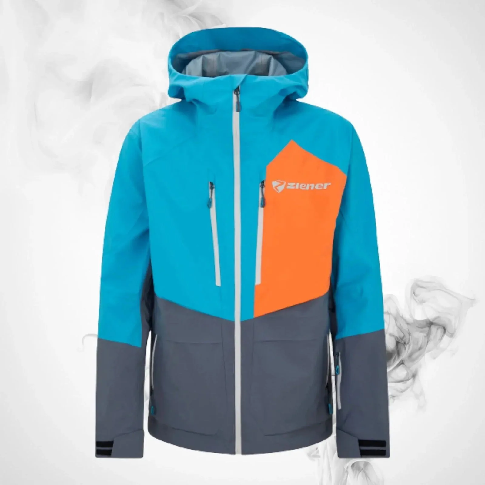 Ski Jacket Ziener Trivor Lady Padded Carribean Ombre - 2023/24