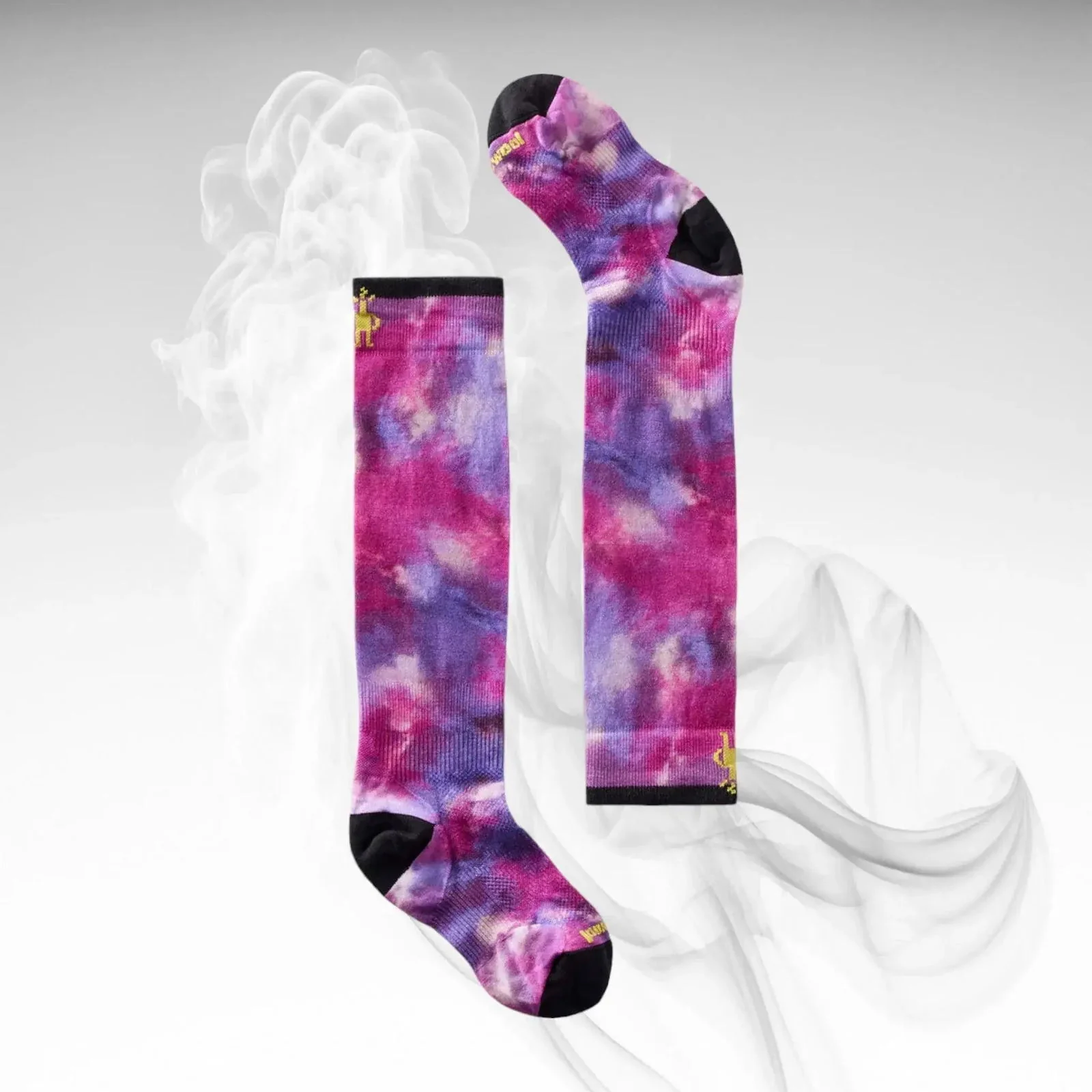 Smartwool JR Zero Cushion Tie-Dye Ski Socks - Image 4