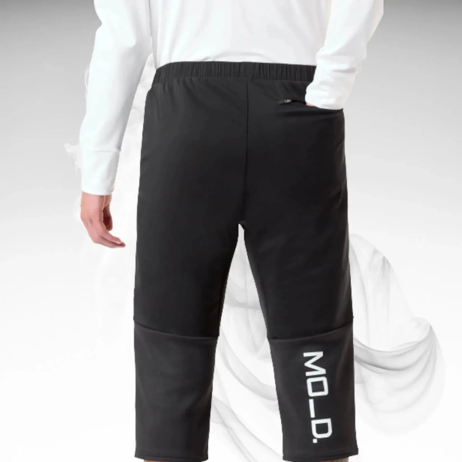 Softshell Pants Descente SHybrid Middle Pants Black - 2023/24 - Image 2