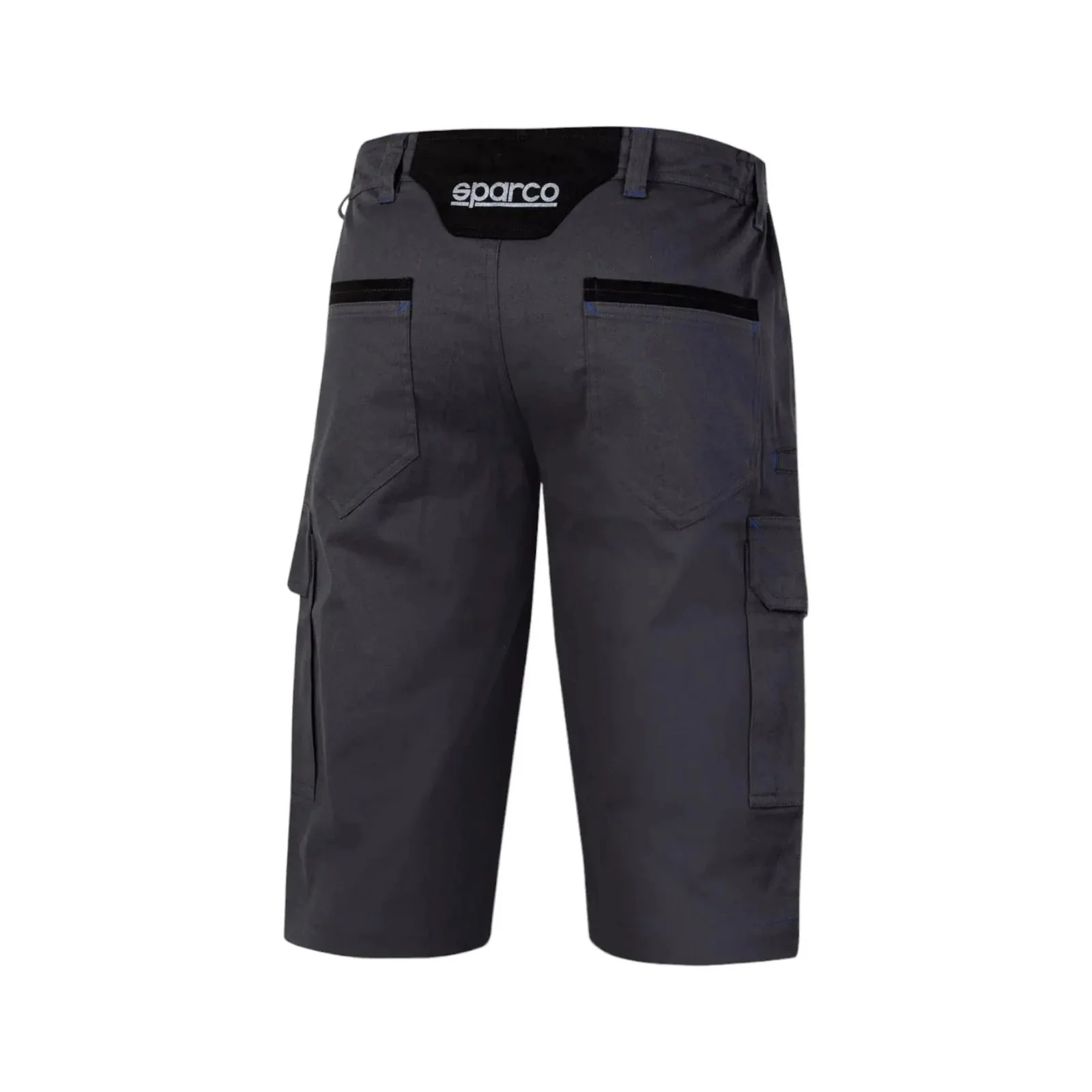 Sparco Cargo Mechanic's Bermuda Shorts - Grey | Official Teamwear - Image 3
