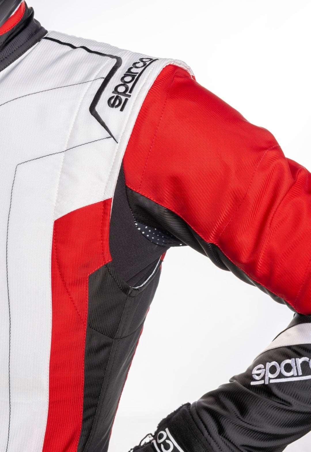 Sparco X-Light KS-7 Replica Kart Suit - Black/Grey Lightweight Racing - Image 5