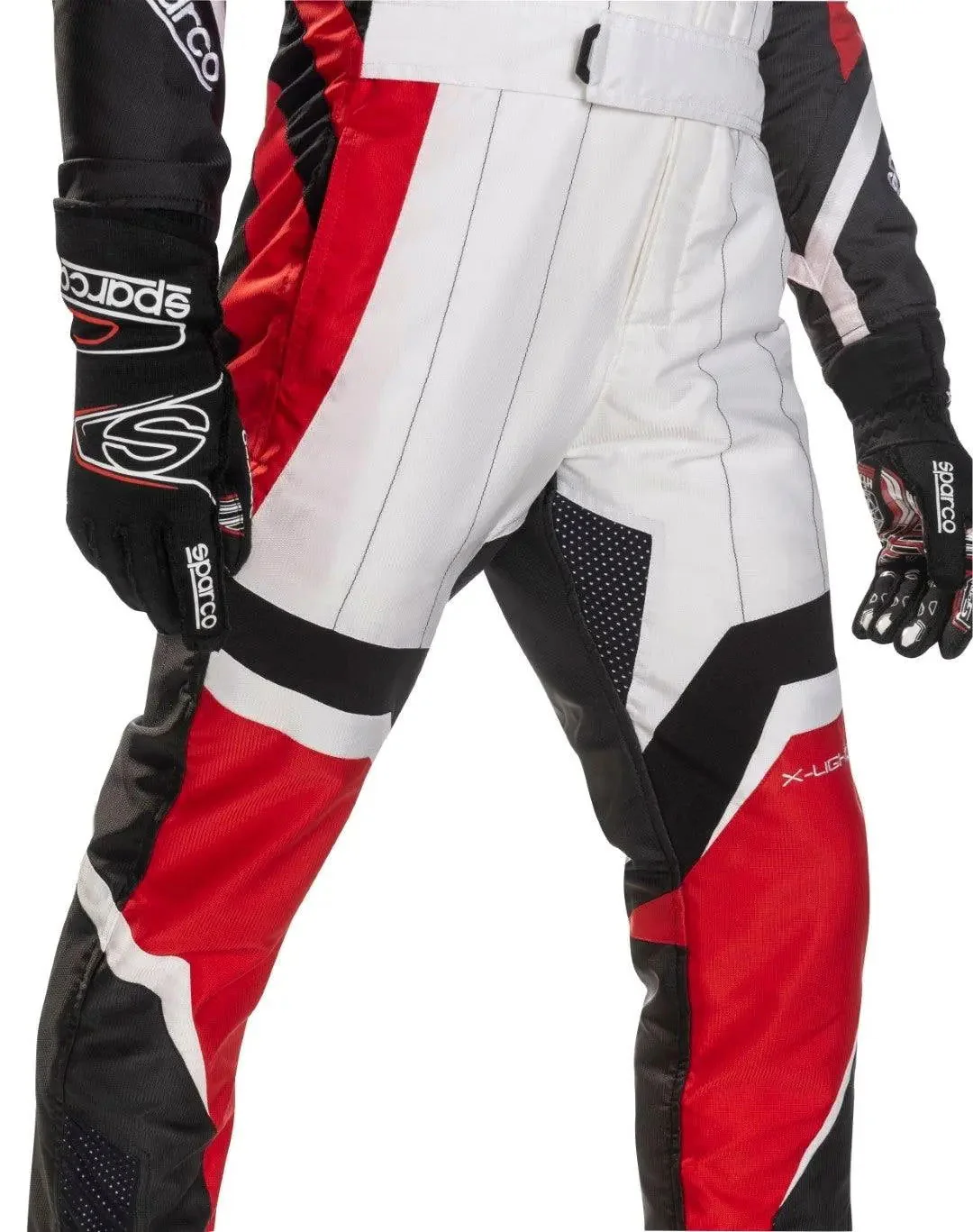 Sparco X-Light KS-7 Replica Kart Suit - Black/Grey Lightweight Racing - Image 6