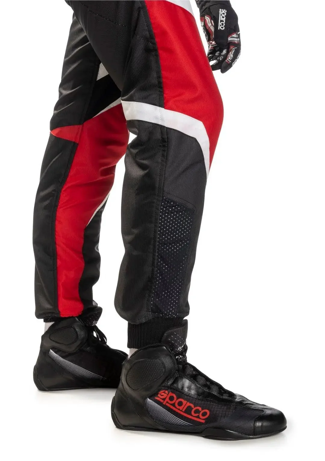 Sparco X-Light KS-7 Replica Kart Suit - Black/Grey Lightweight Racing - Image 7