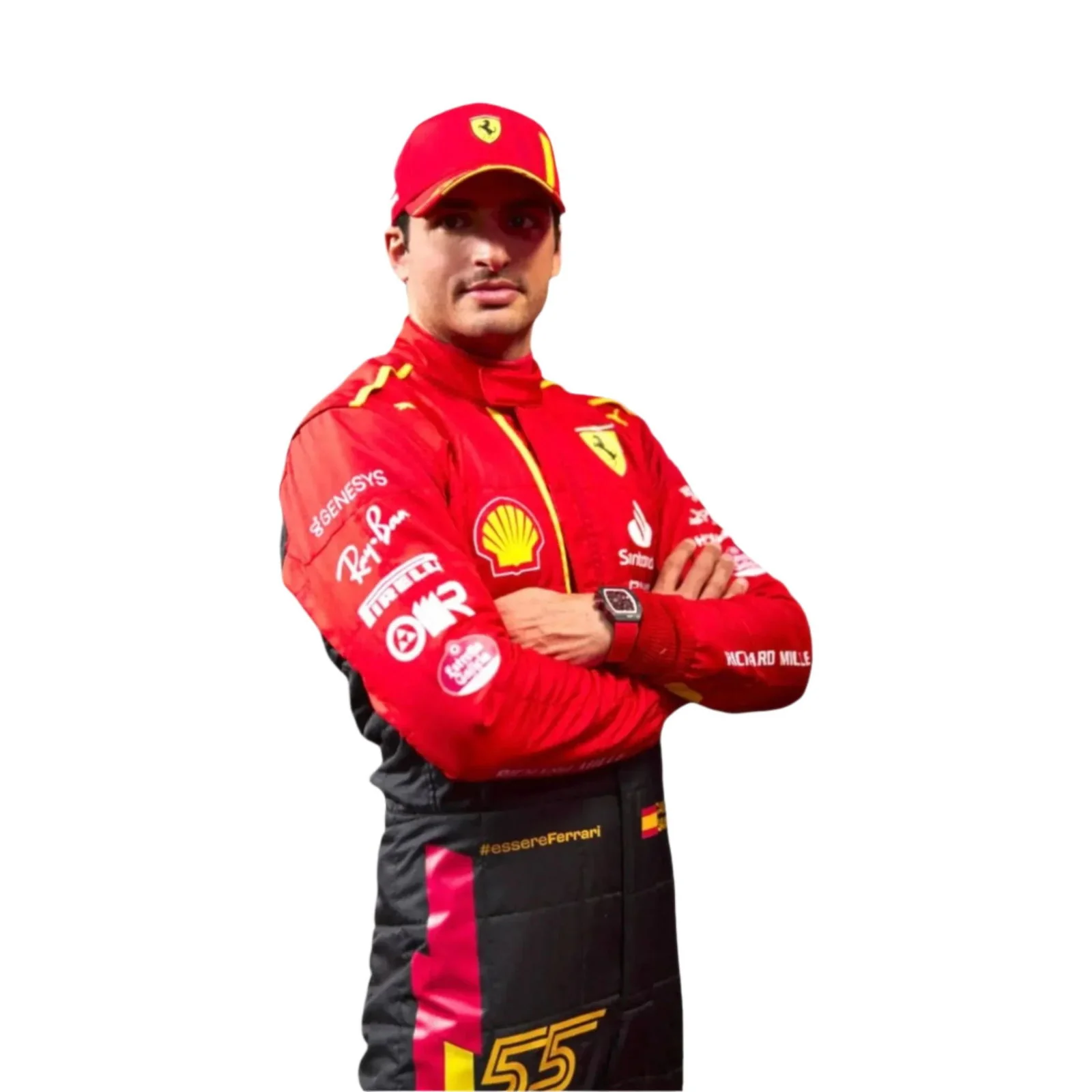 Special Ferrari Race Suit Carlos Sainz 2023 F1 Spain GP