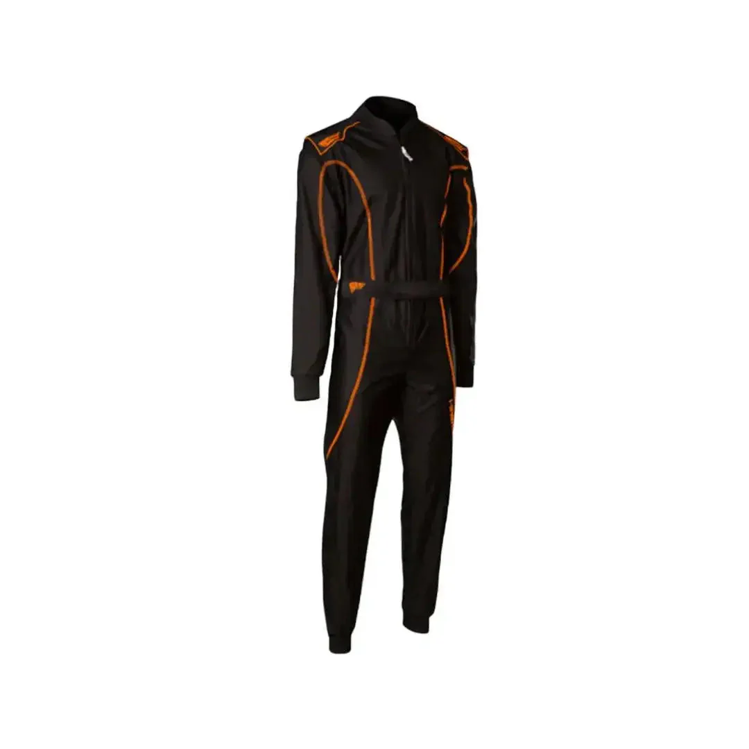 Speed LVL2 suit RS-1 Barcelona black / Fluo orange - Image 2