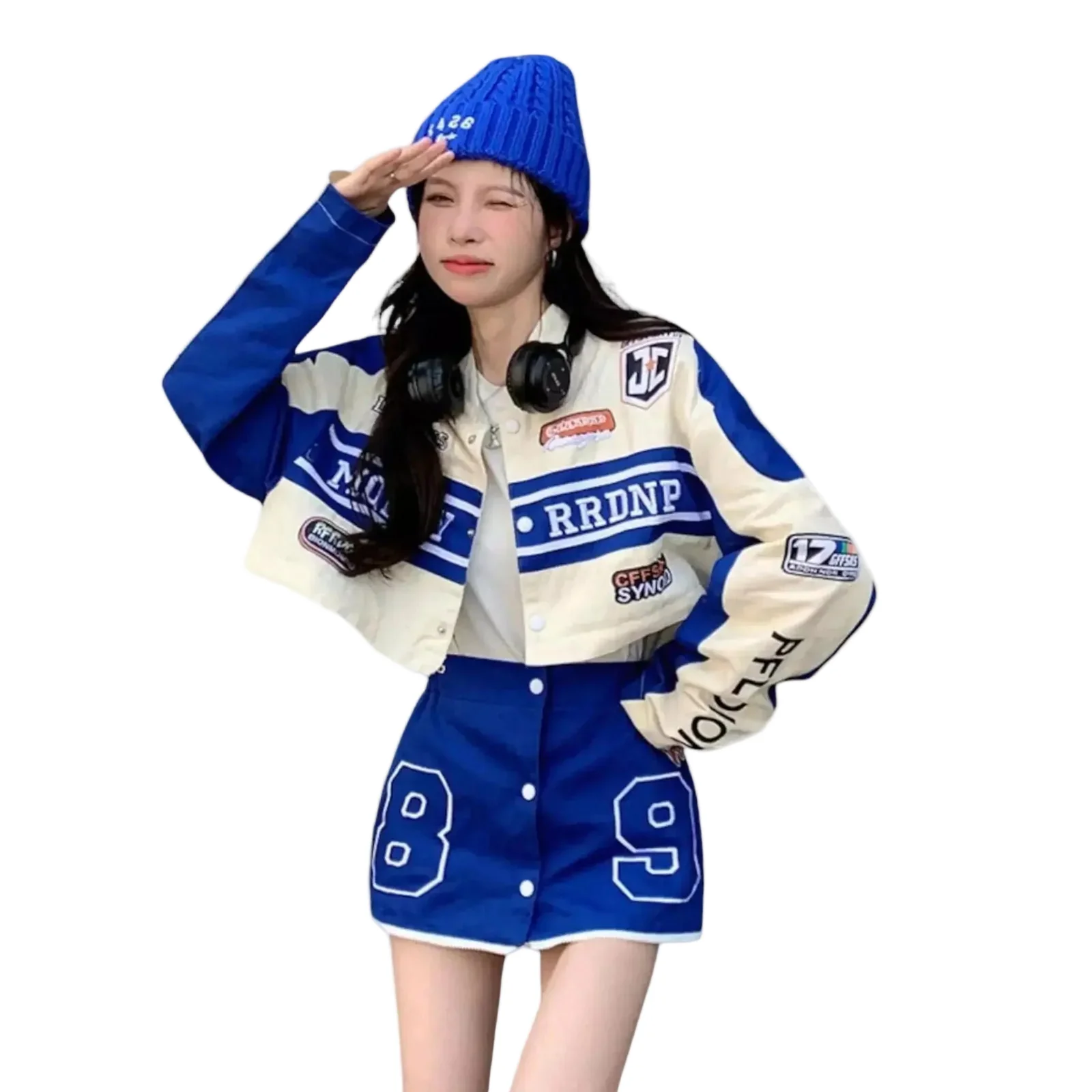 Vintage Bomber Race Car Jacket - Image 3