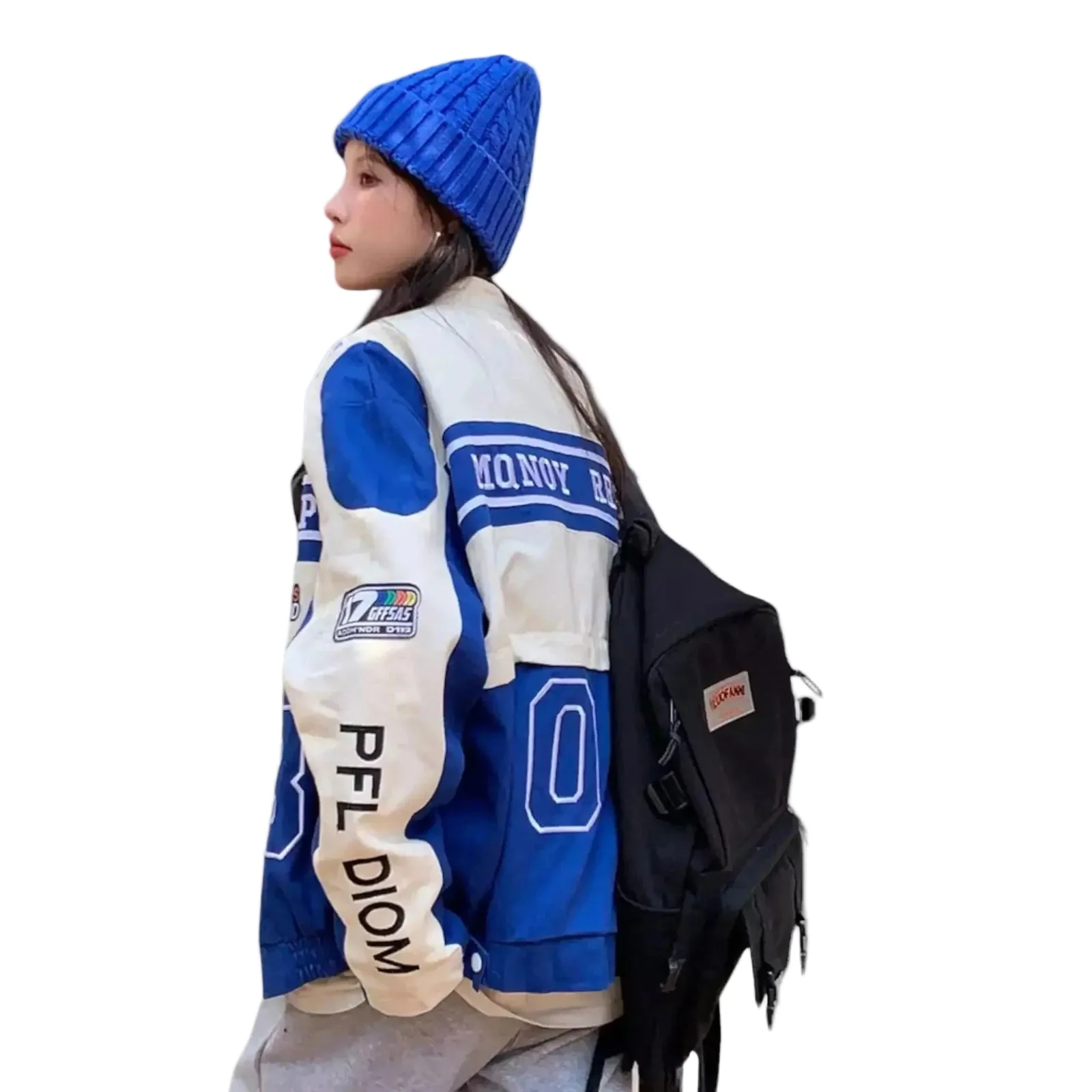 Vintage Bomber Race Car Jacket - Image 4