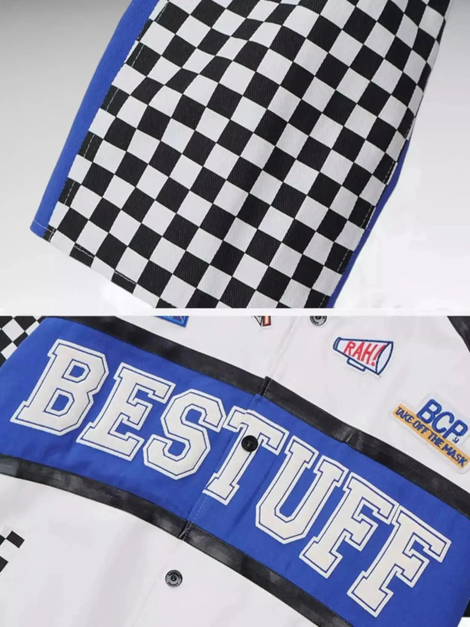 Vintage Checkerboard Jacket - Image 4