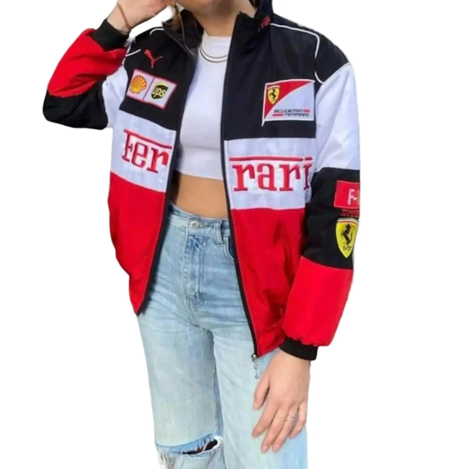 Vintage Ferrari Formula 1 Racing Jacket - Image 5