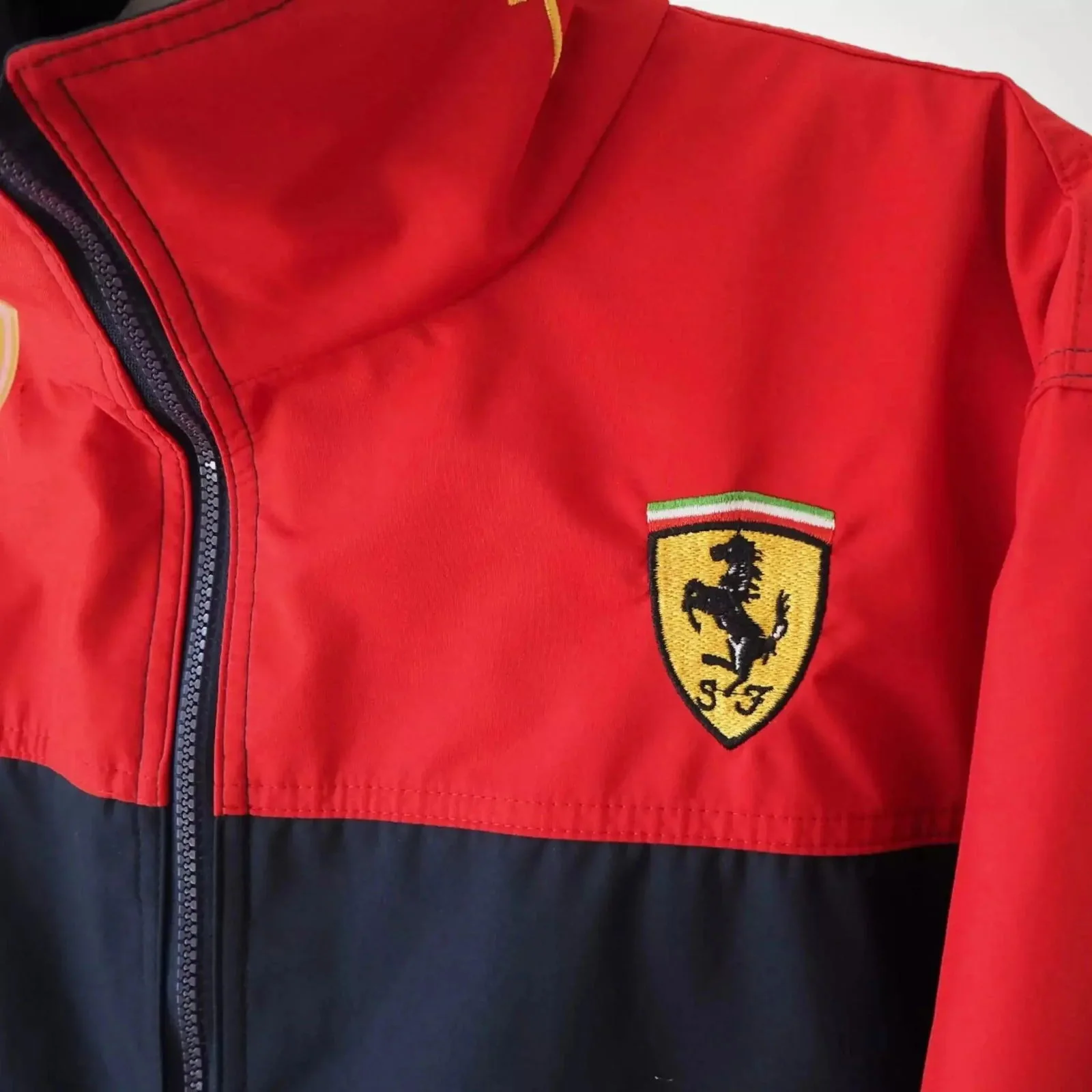 Vintage Ferrari Michael Schumacher 90's F1 Racing Team Jacket - Image 2