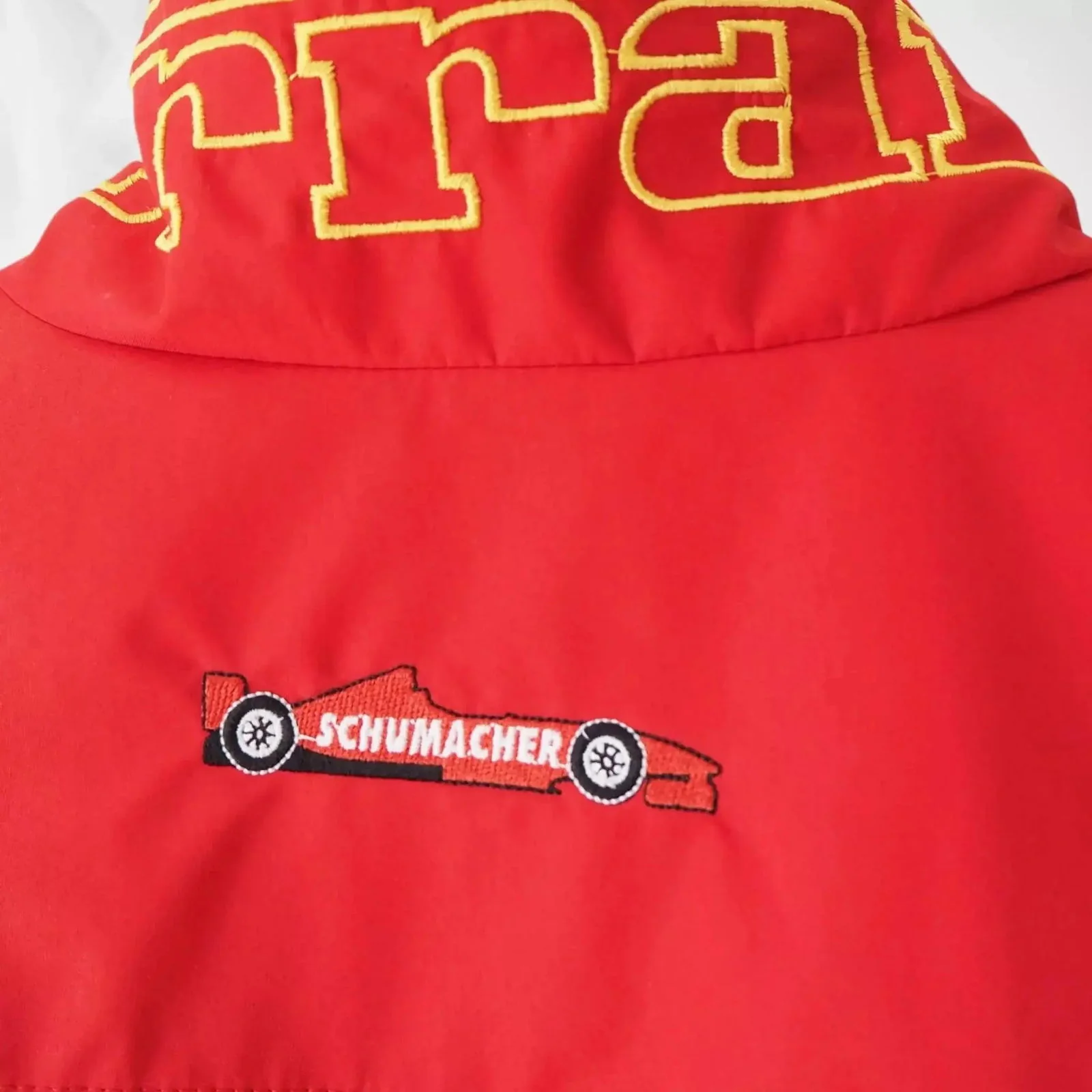 Vintage Ferrari Michael Schumacher 90's F1 Racing Team Jacket - Image 5