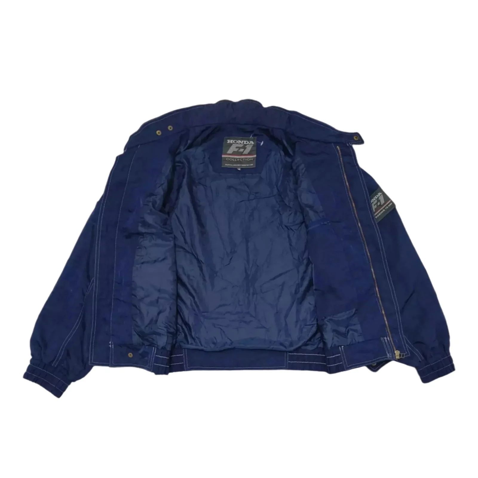 McLaren Ayrton Senna Marlboro Vintage F1 Racing Jacket - Image 3