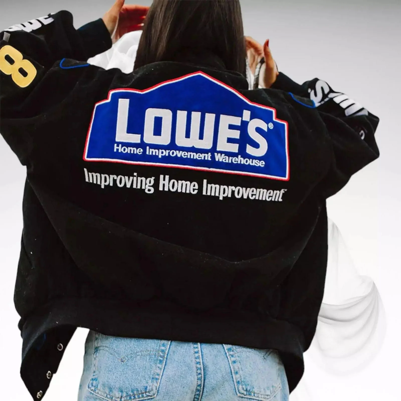 Vintage Lowe's Nascar Racing Jacket - Image 4