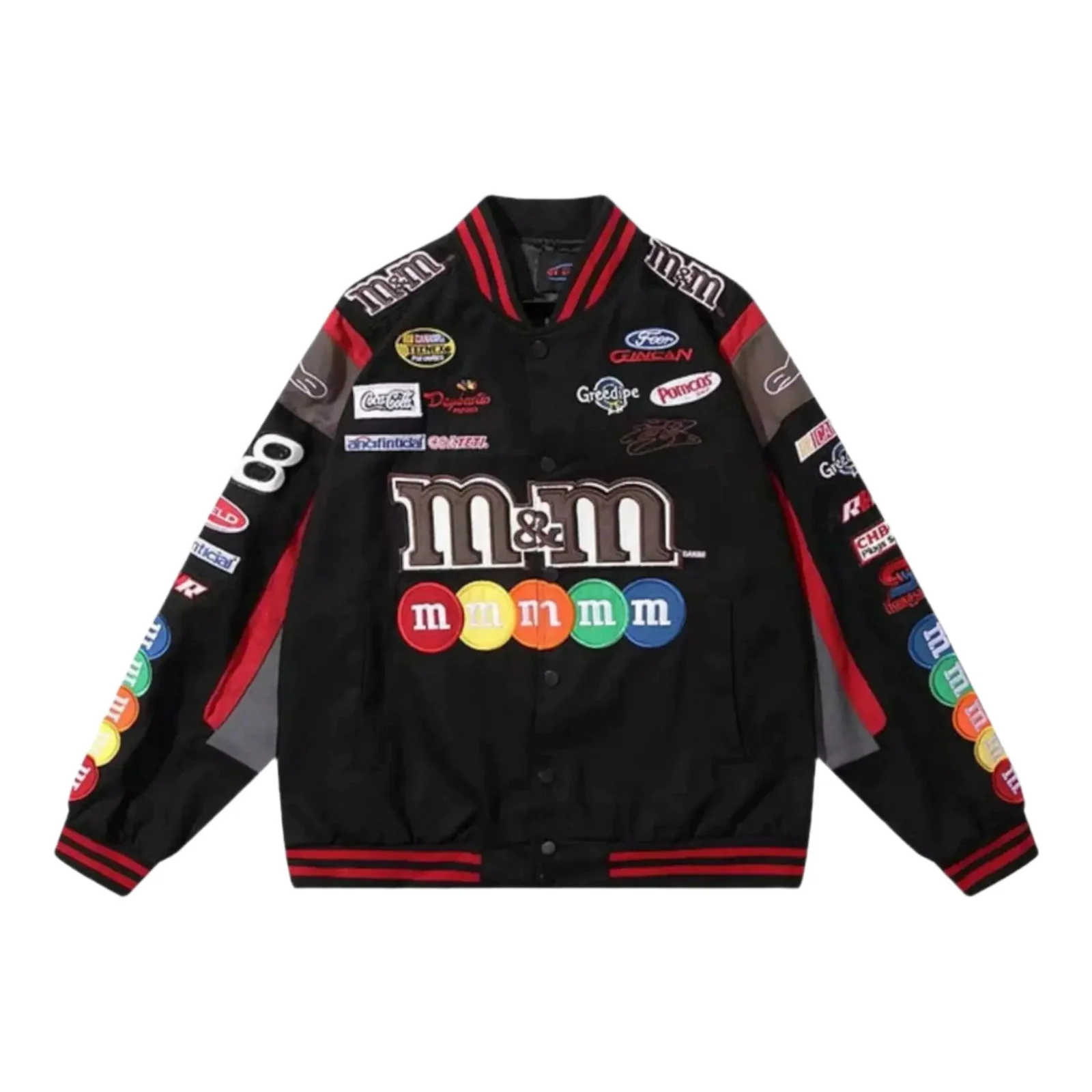 Vintage M&M Racing Jacket - Embroidered Classic Motorsport Gear - Image 3