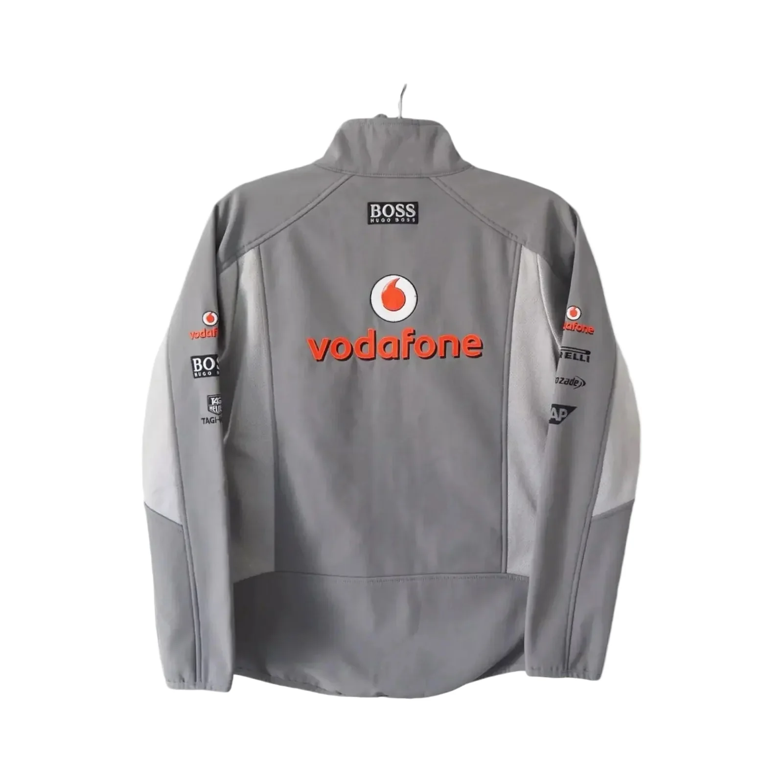 Vintage Mercedes Vodafone Racing Softshell Jacket - Image 2