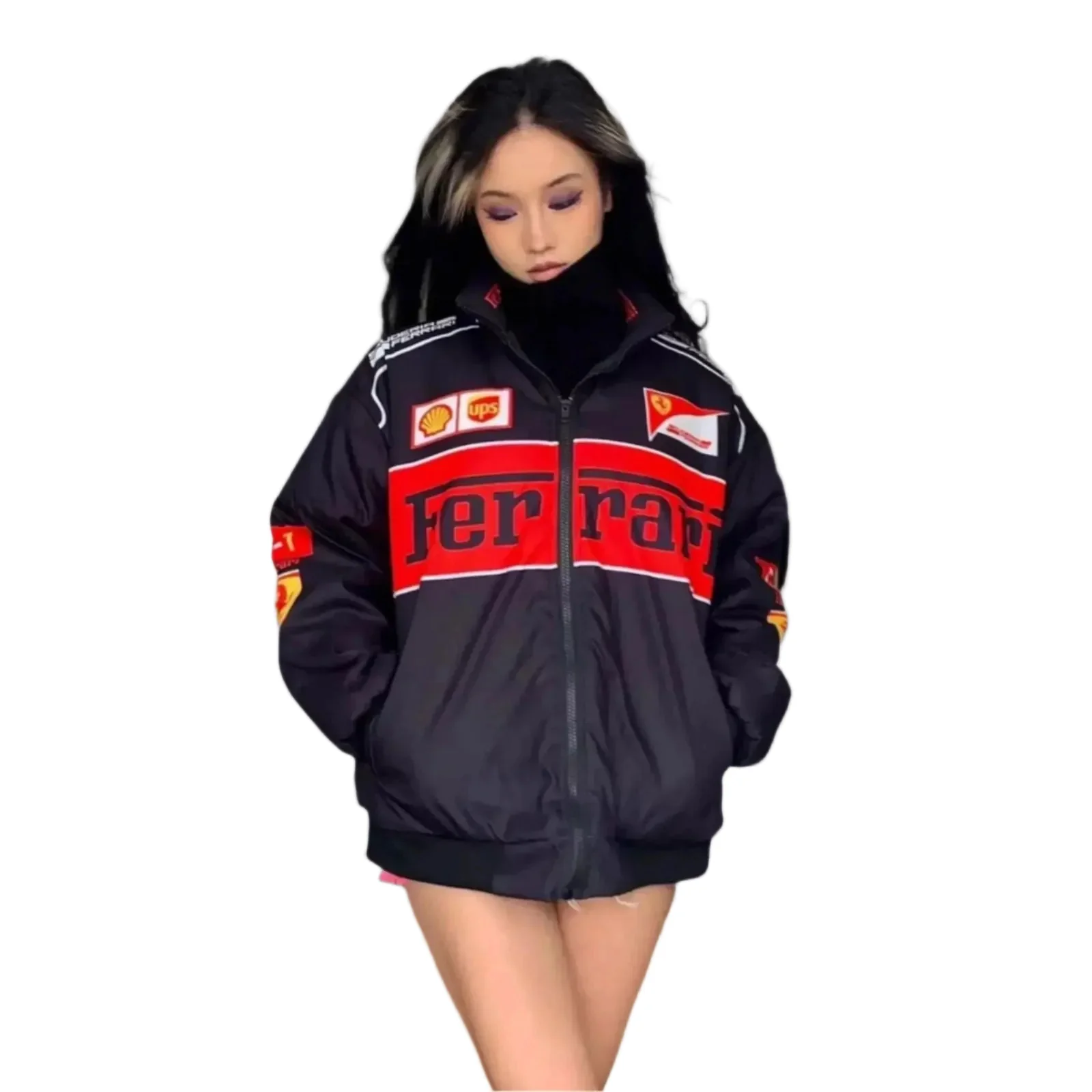 Vintage Unisex Formula 1 Jacket - Classic Racing Style and Comfort - Image 3